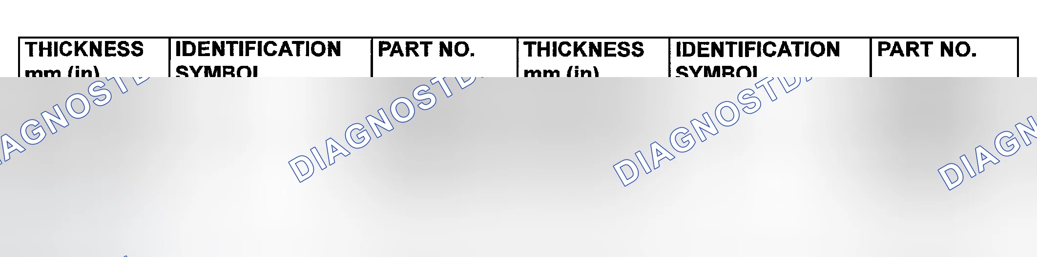 Scheme 71: Pressure plate < F4A51 > (For adjustment of low-reverse brake and second brake end plays).