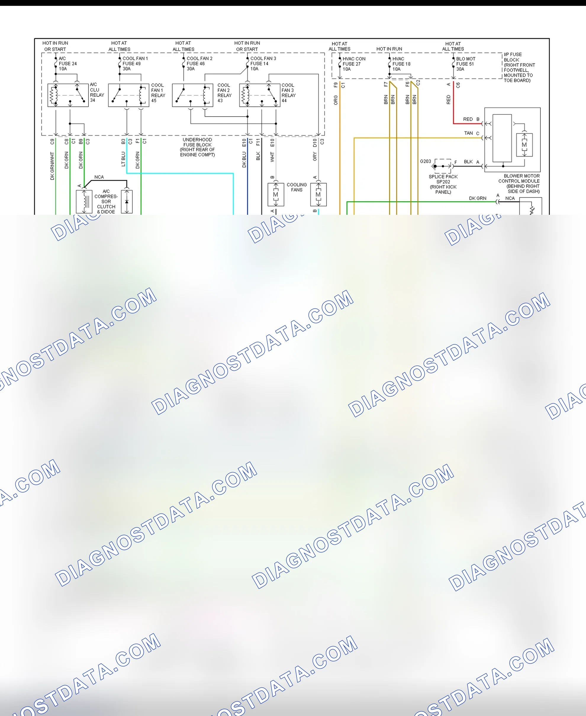 Scheme 32: Automatic A/C-Heater System Wiring Diagram (2000-01 Corvette)