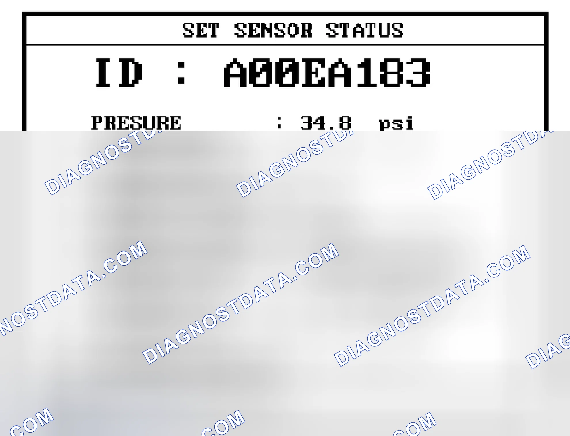Scheme 1: TPMS RESET - PROCEDURE 2
