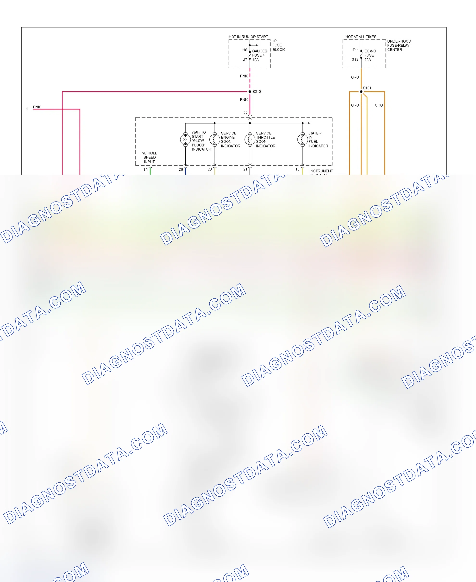 Scheme 81: PCM Wiring Diagram (Pickup, Suburban & Tahoe - 6.5L - 3 Of 4)