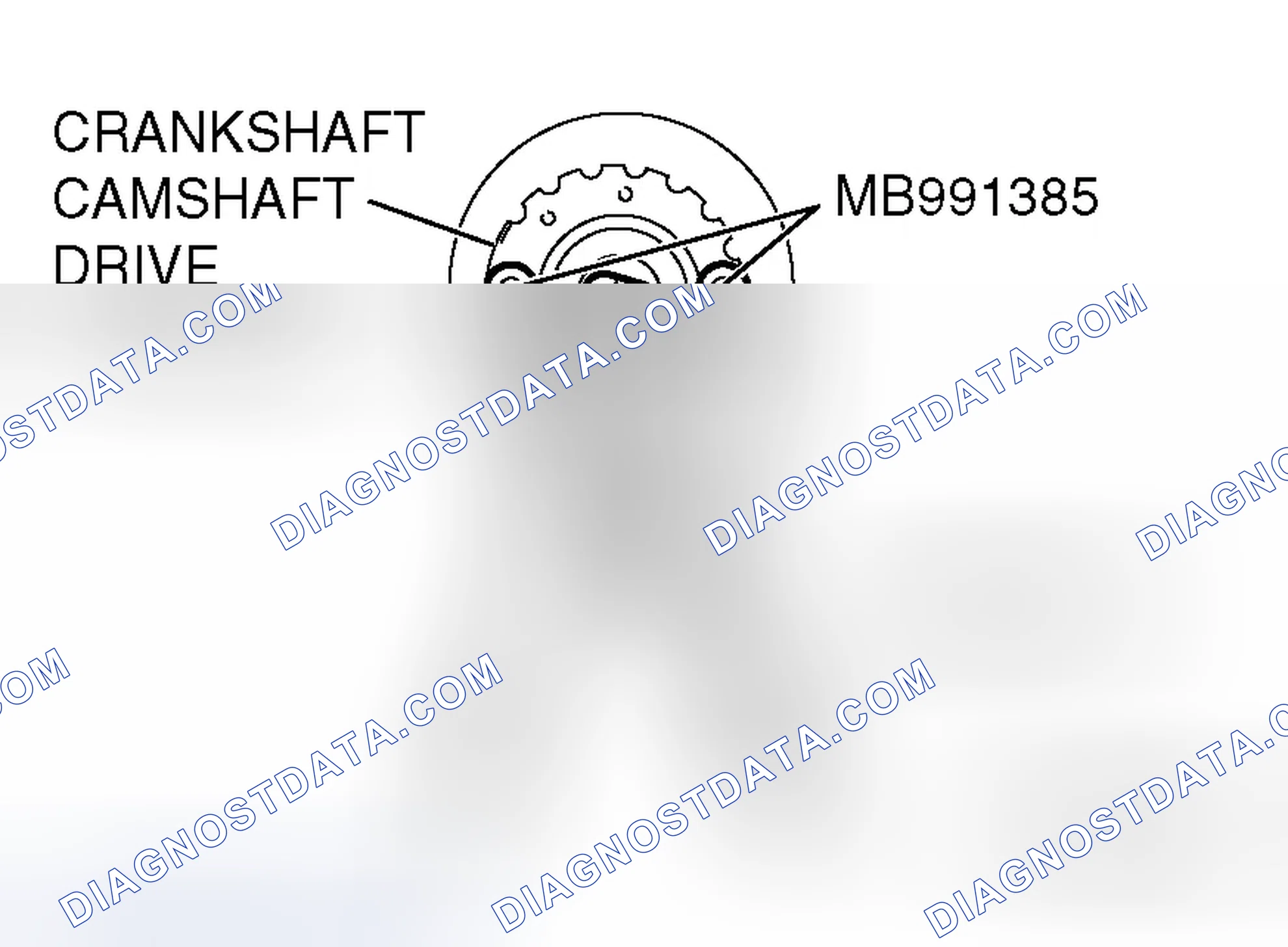 Scheme 71: << B >> CRANKSHAFT PULLEY CENTER BOLT/CRANKSHAFT PULLEY WASHER/CRANKSHAFT CAMSHAFT DRIVE SPROCKET RE