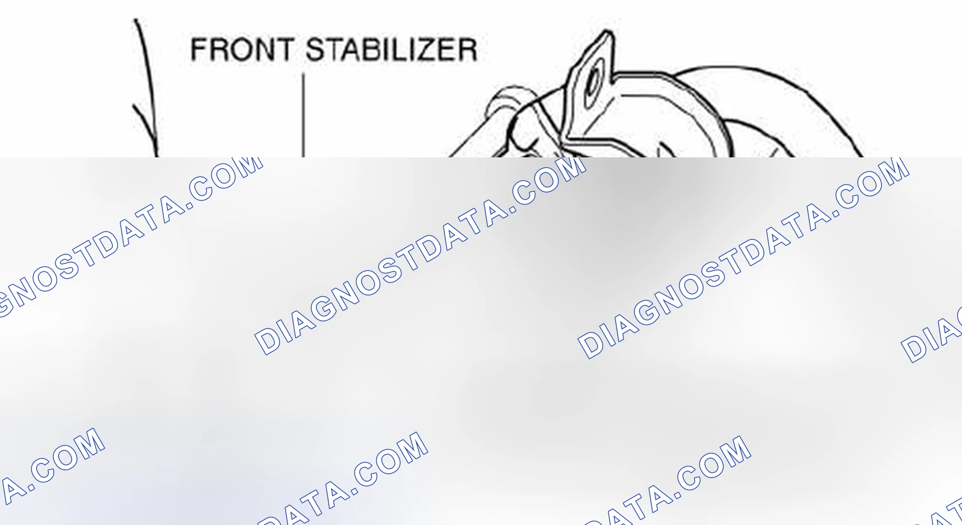 Scheme 20: Front Stabilizer Bracket Removal Note