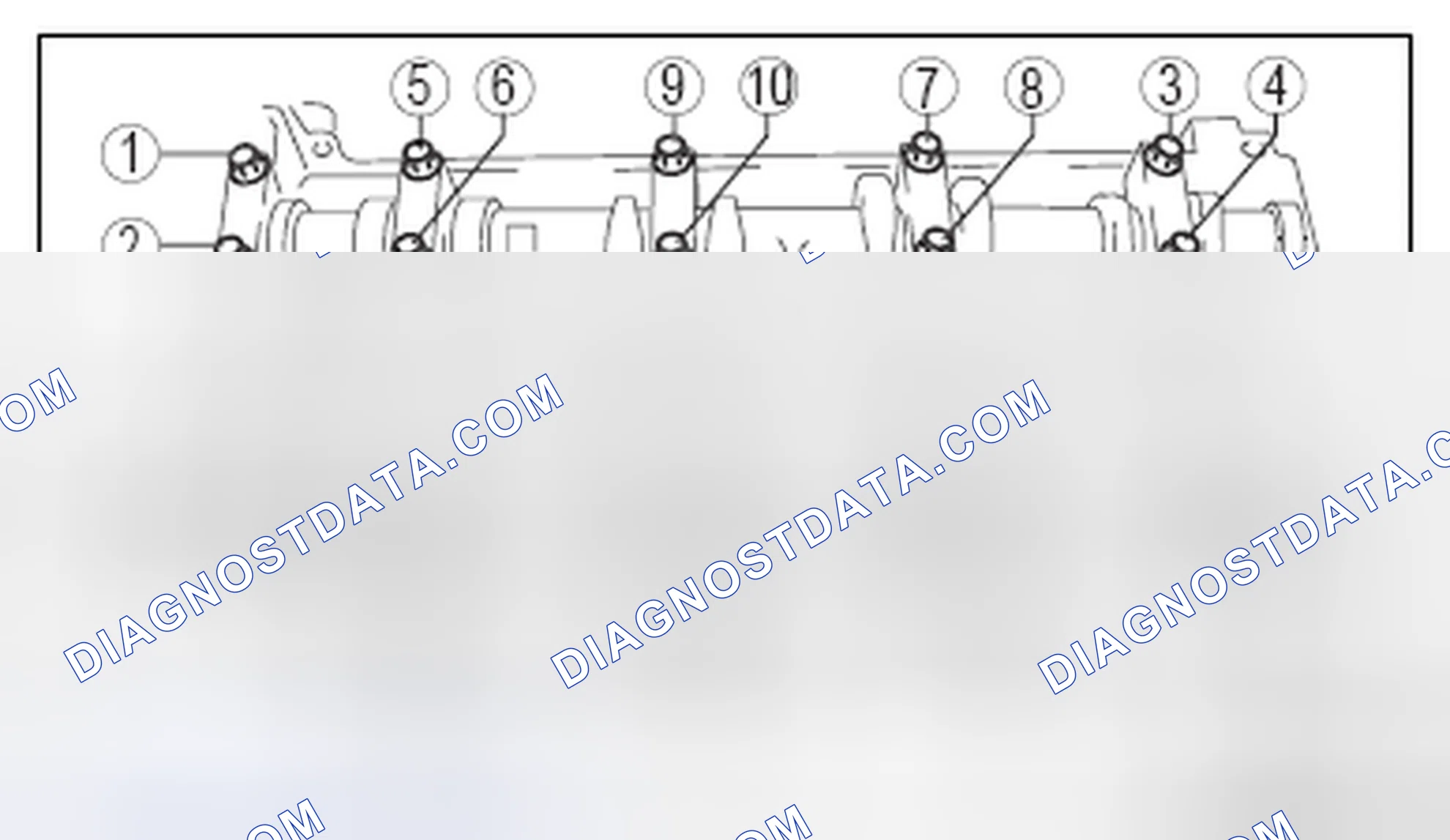 Scheme 441: Camshaft Cap Disassembly Note