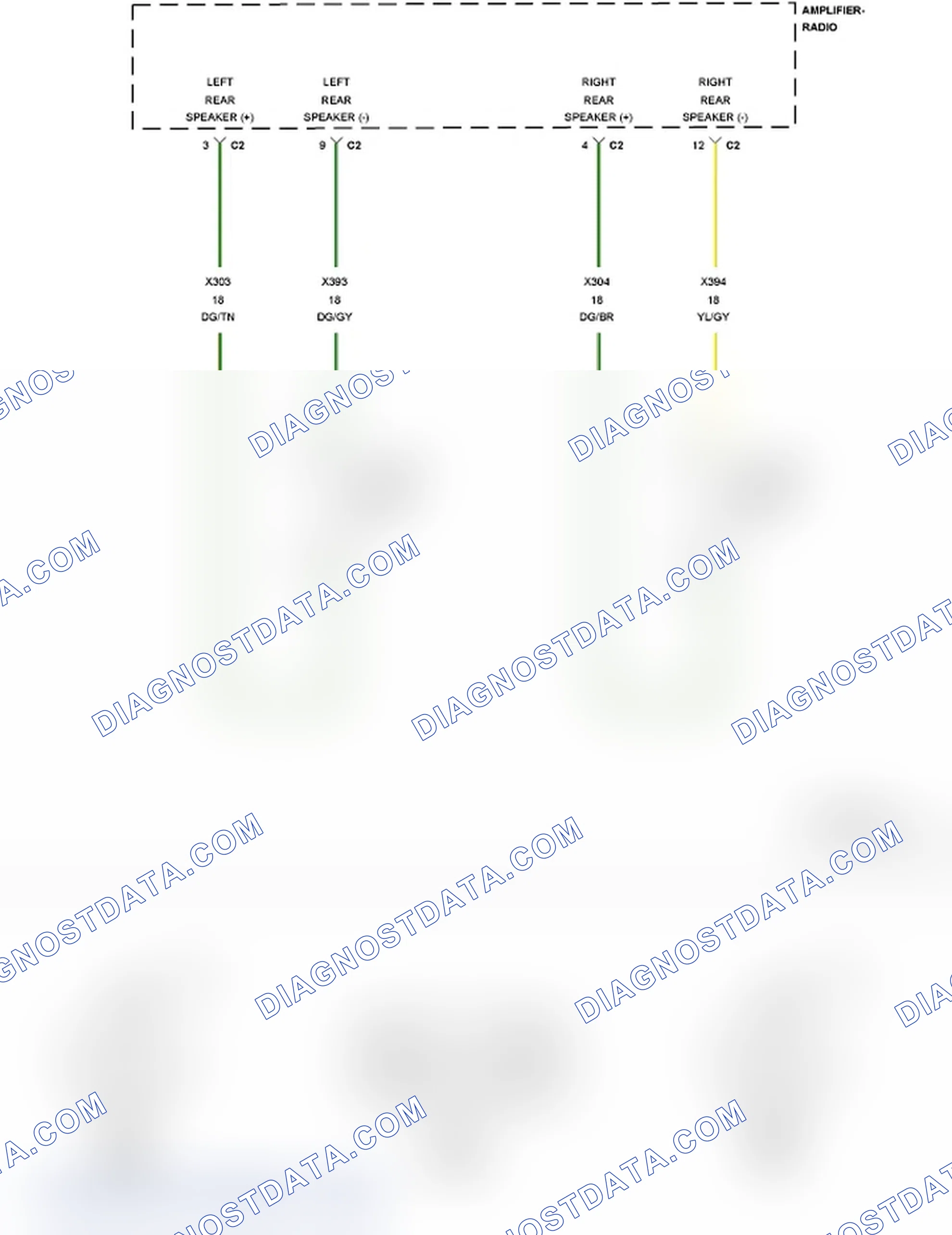 Scheme 23: B1475-CHANNEL 5 AUDIO SPEAKER OUTPUT CIRCUIT LOW