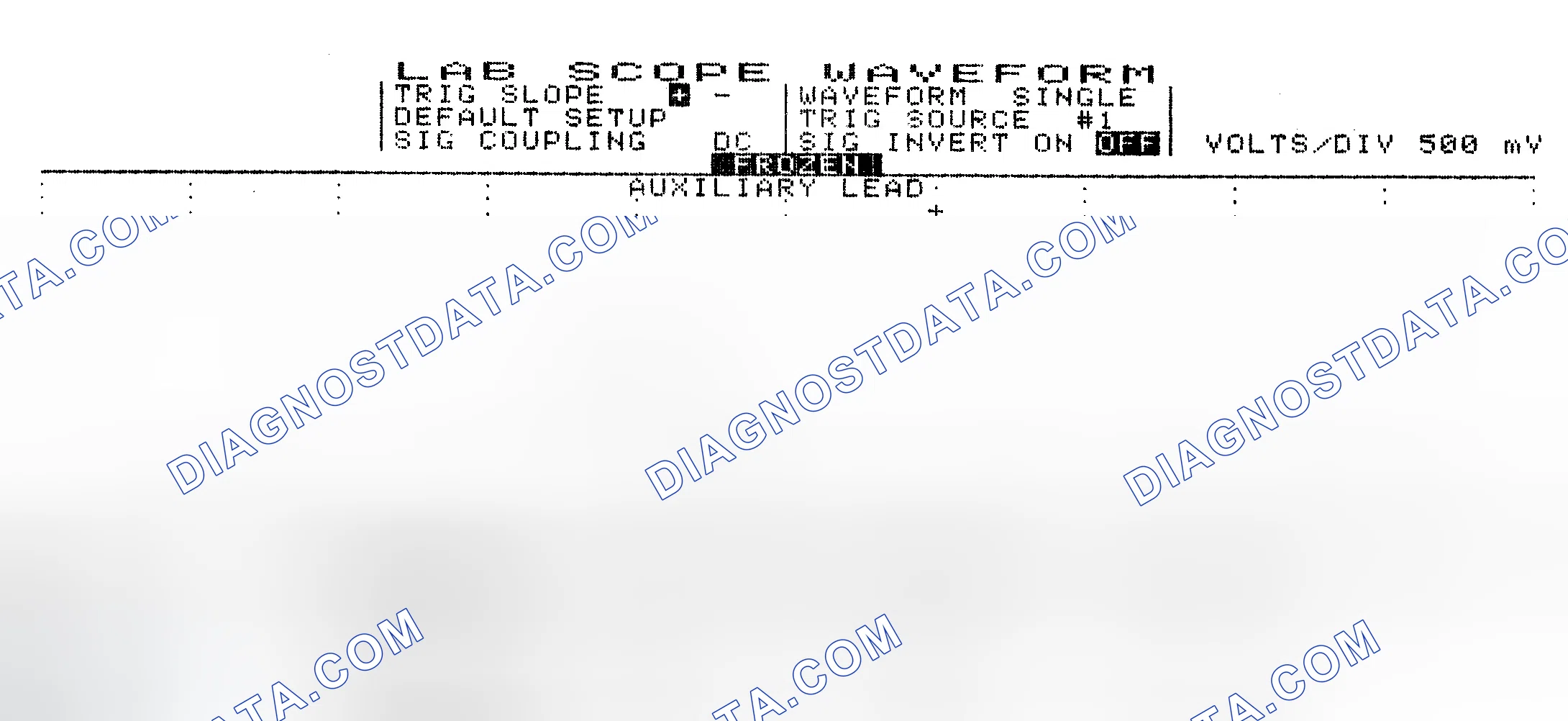 Scheme 10: Single Injector w/Excessive Current Flow - Current Pattern