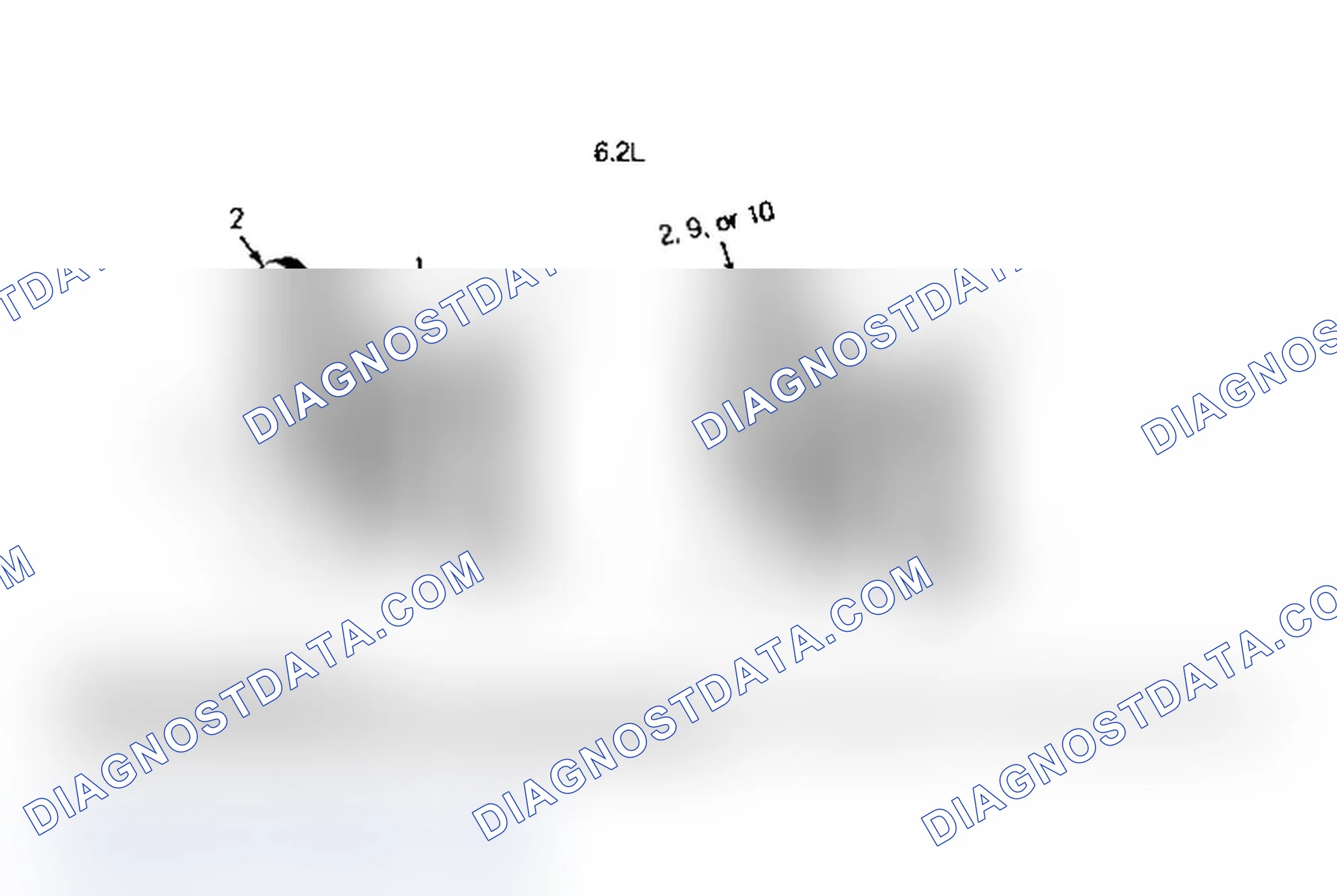Scheme 4: SERPENTINE BELT ROUTING (6.2L DIESEL/7.4L GAS)