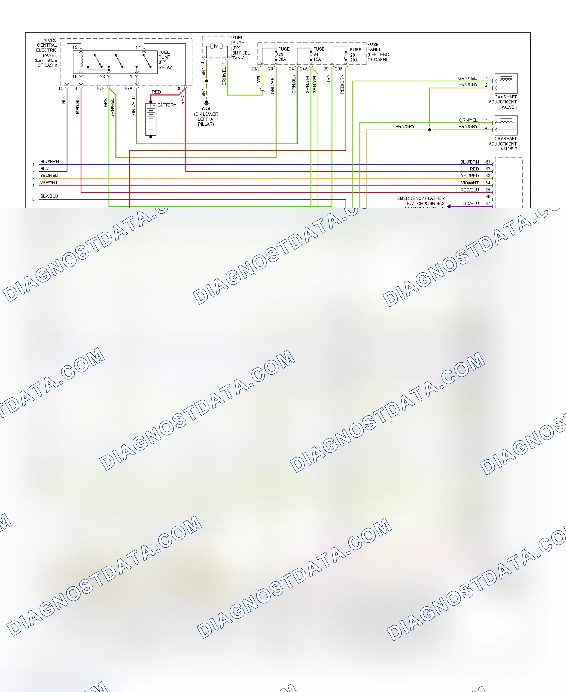 Scheme 3: Wiring Diagram (Allroad 2.7L - 3 Of 3)