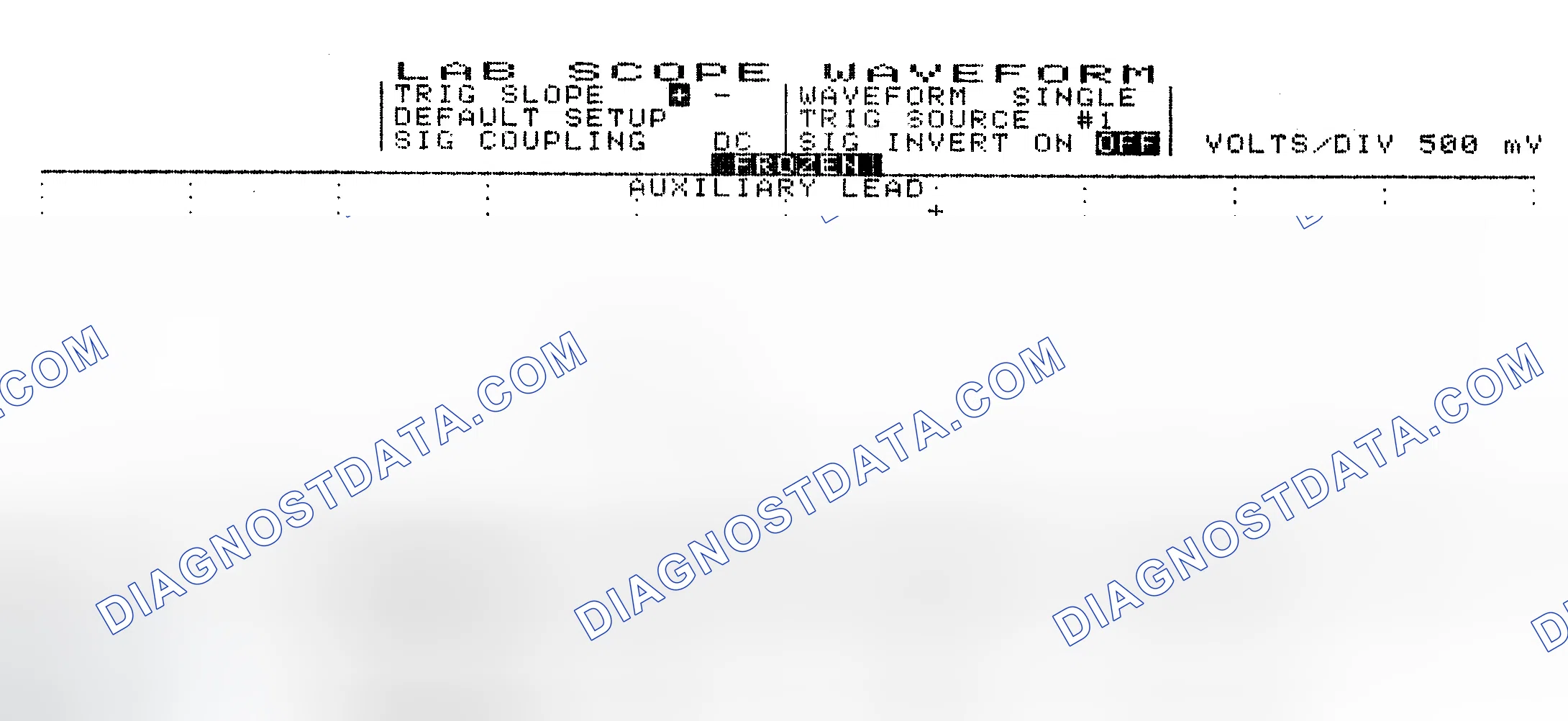 Scheme 10: Single Injector w/Excessive Current Flow - Current Pattern