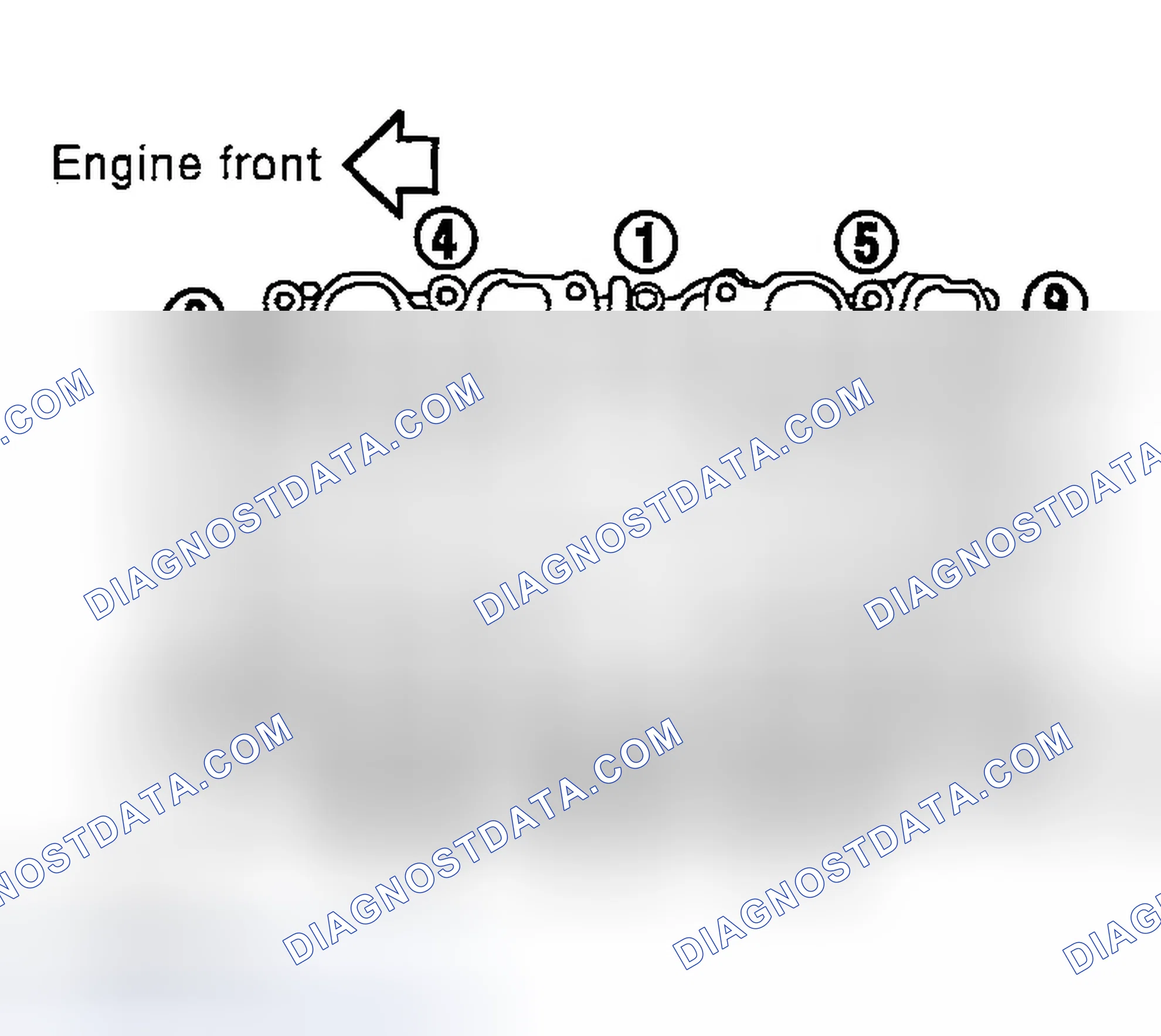 Scheme 127: Tightening Intake Manifold Lower Bolts