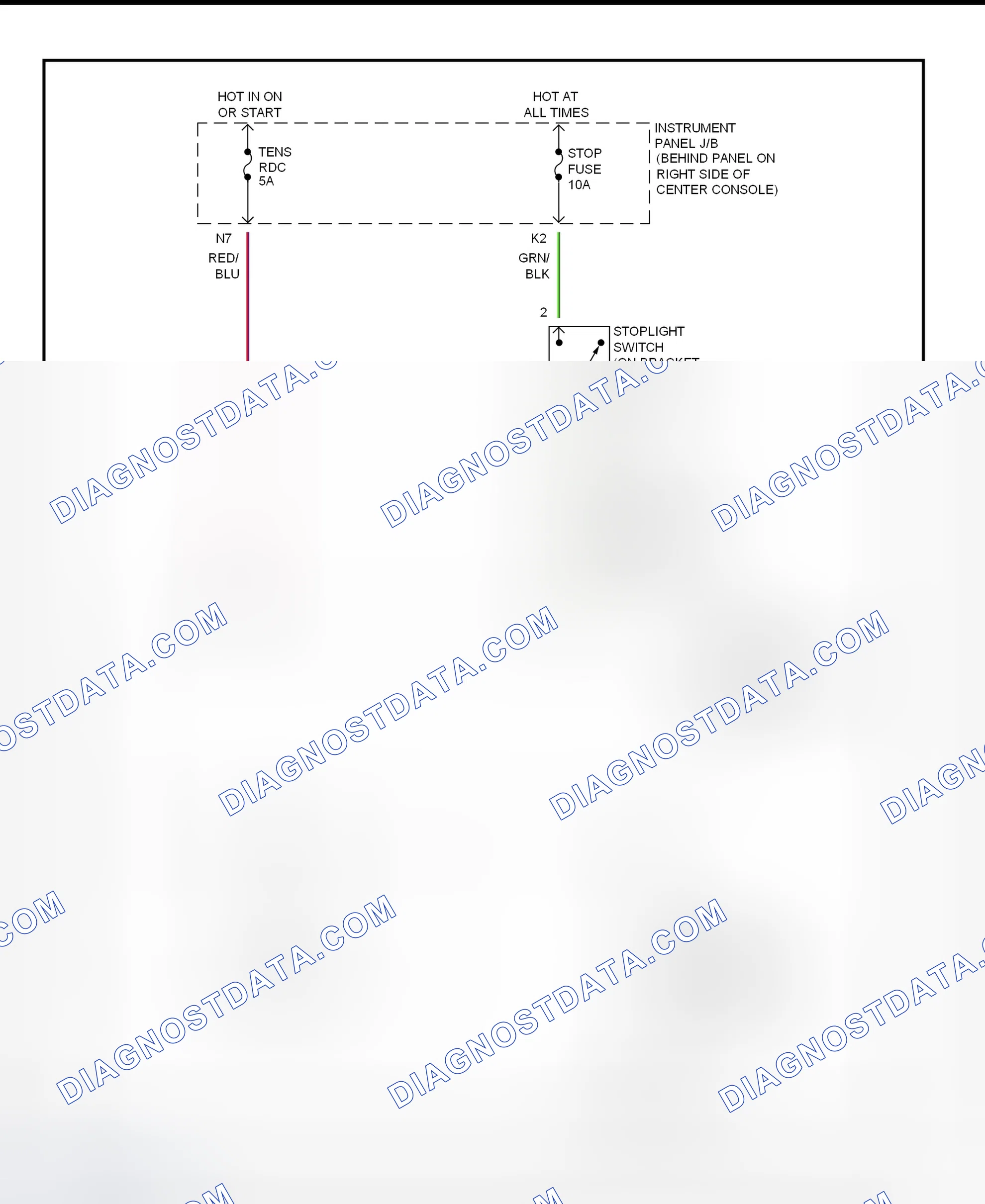 Scheme 106: Shift Lock System Wiring Diagram (Toyota Celica)