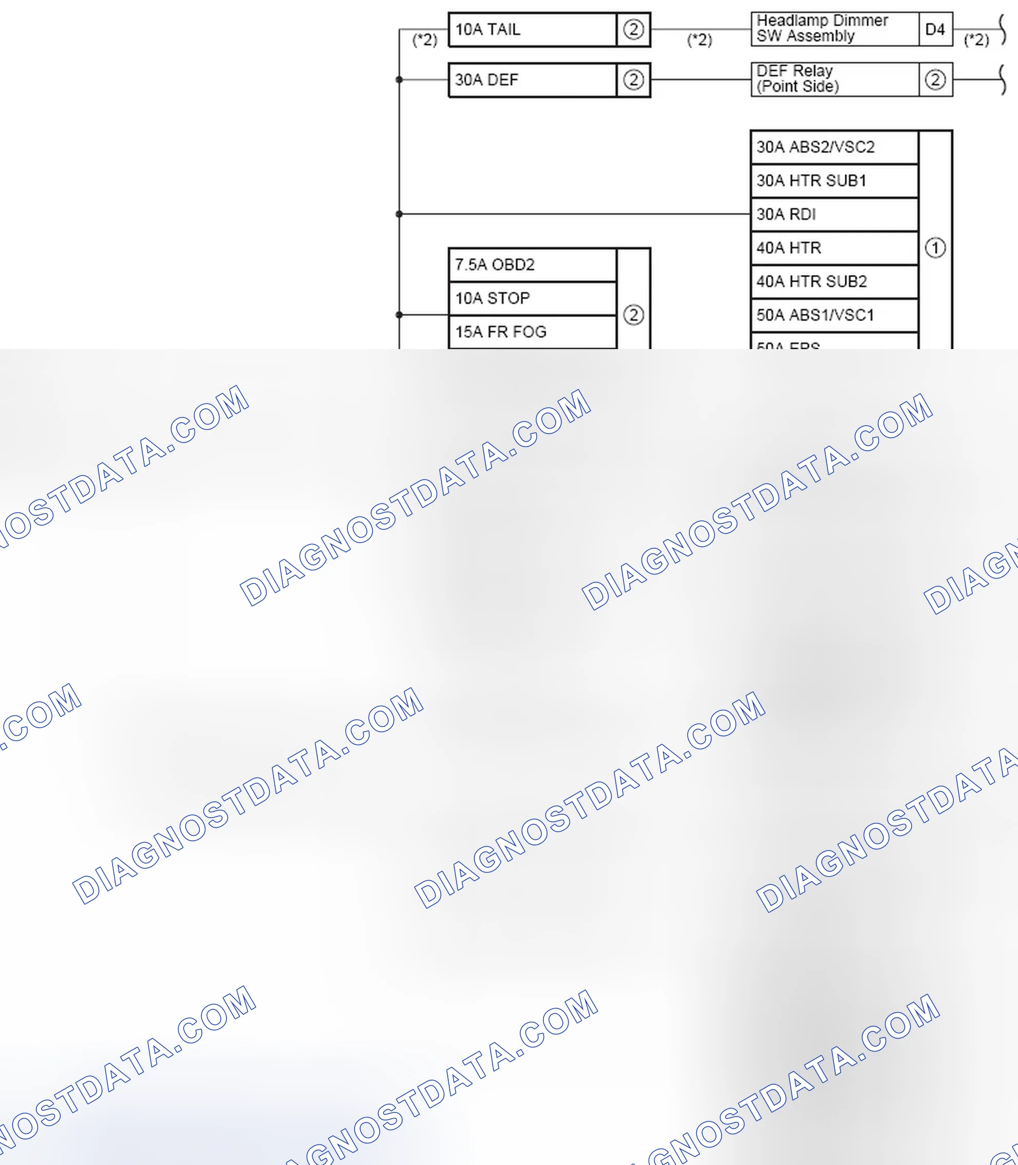 Scheme 204: POWER SOURCE (Current Flow Chart)