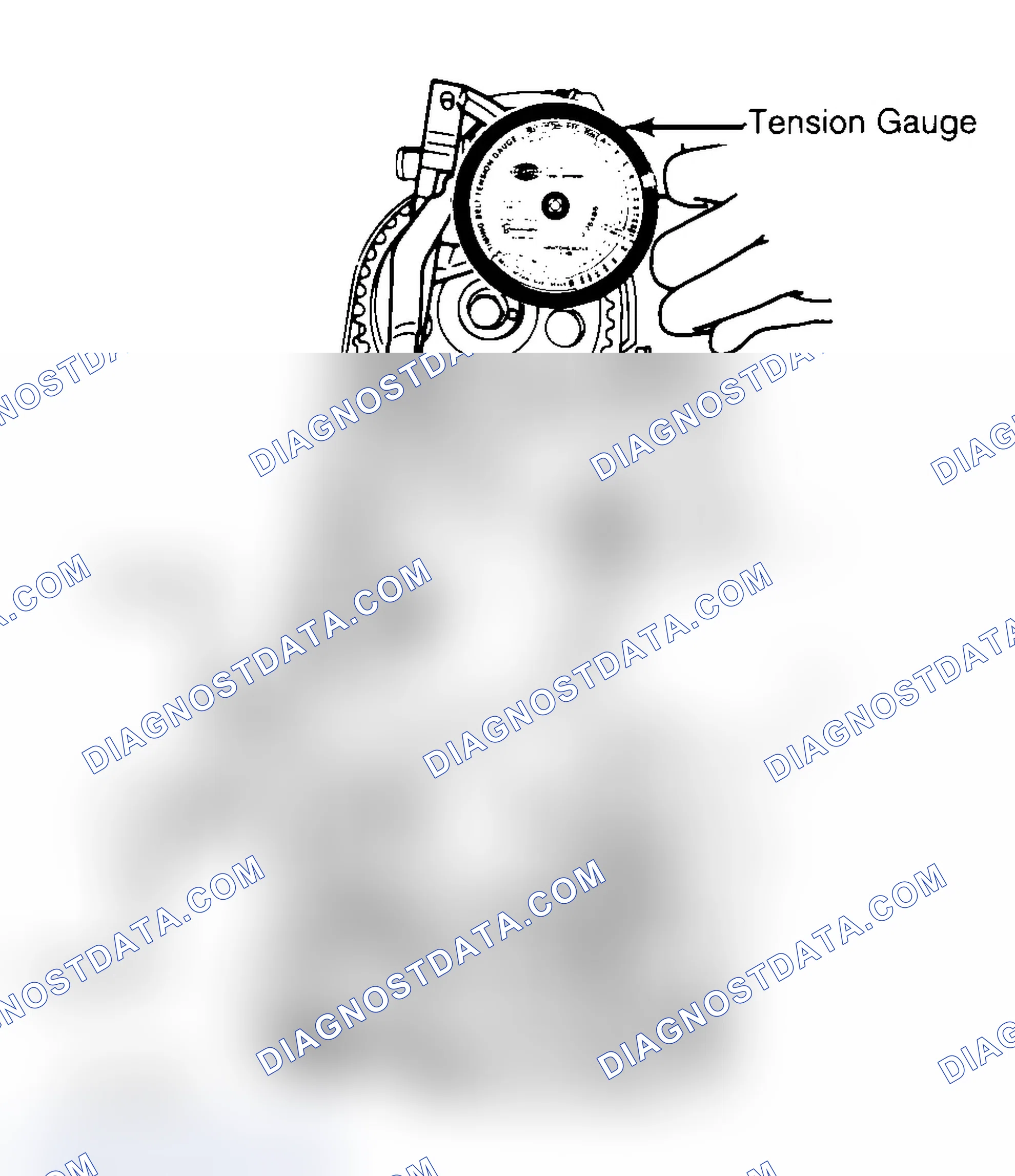 Scheme 28: Adjusting Typical Timing Belt Tension