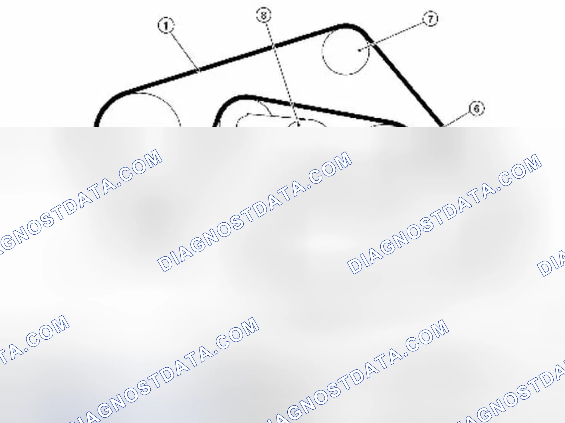 Scheme 19: Drive Belt Exploded View [VQ40DE]
