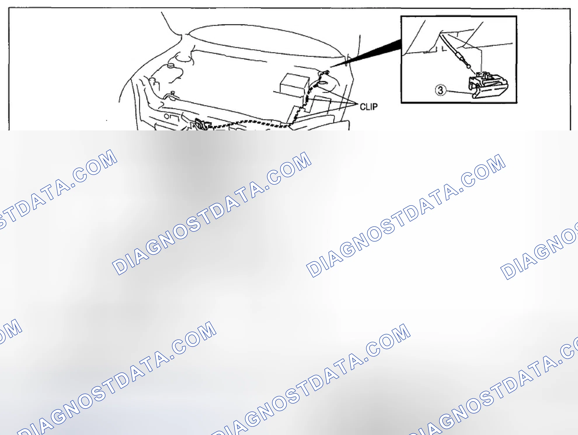 Scheme 32: HOOD LATCH AND RELEASE LEVER REMOVAL/INSTALLATION