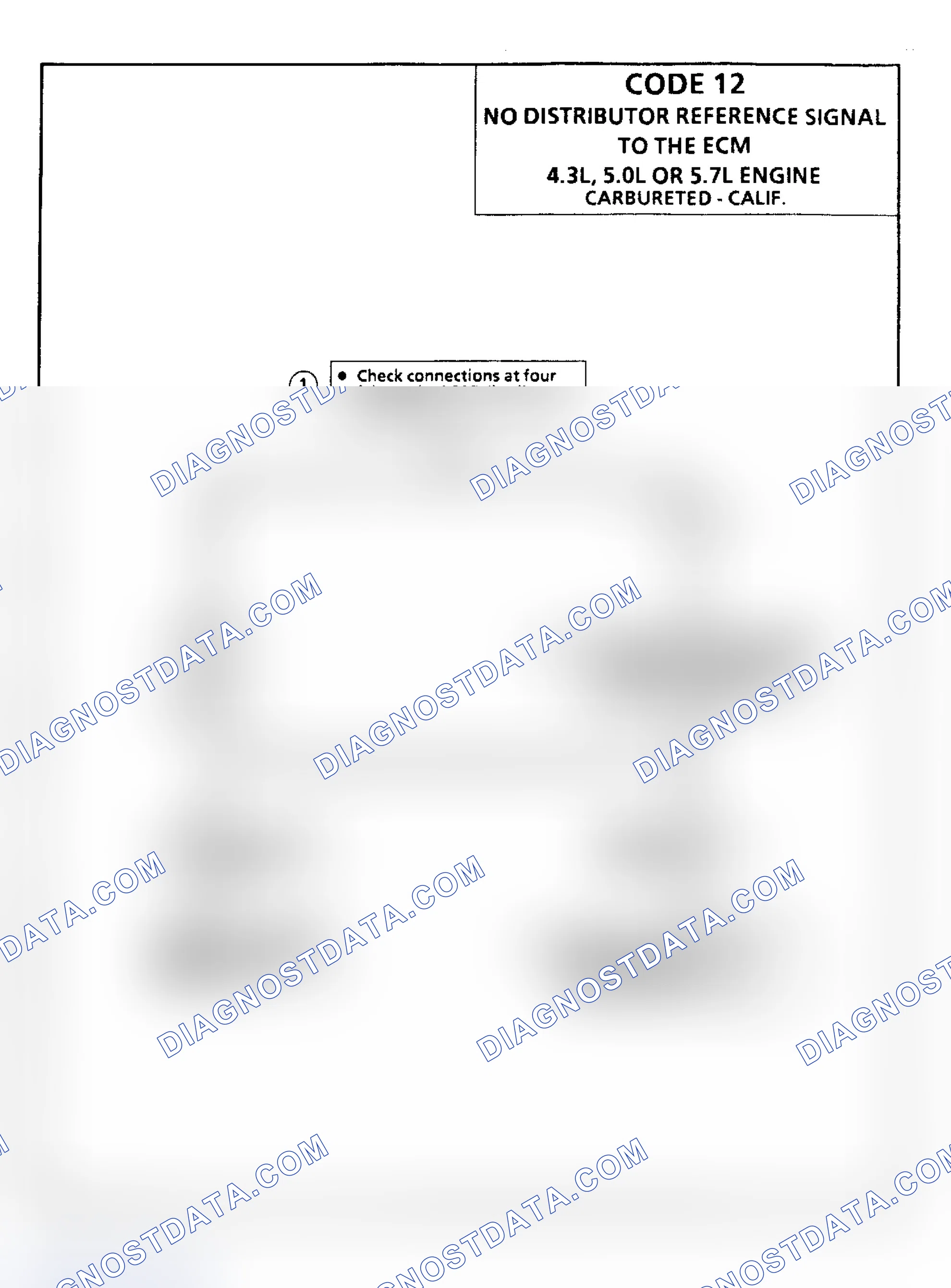 Scheme 87: Code 12: No Distributor Reference Pulses