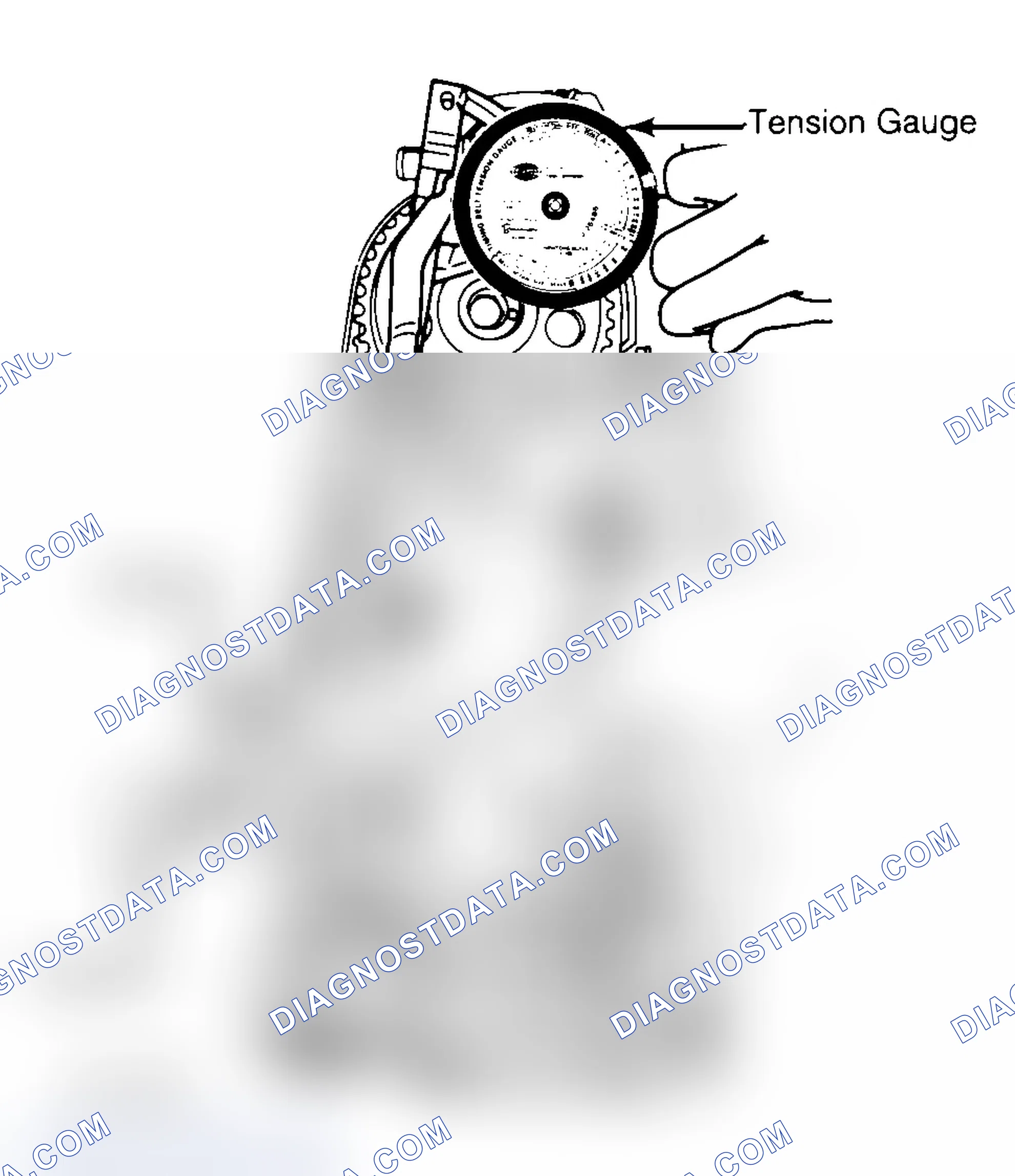 Scheme 28: Adjusting Typical Timing Belt Tension