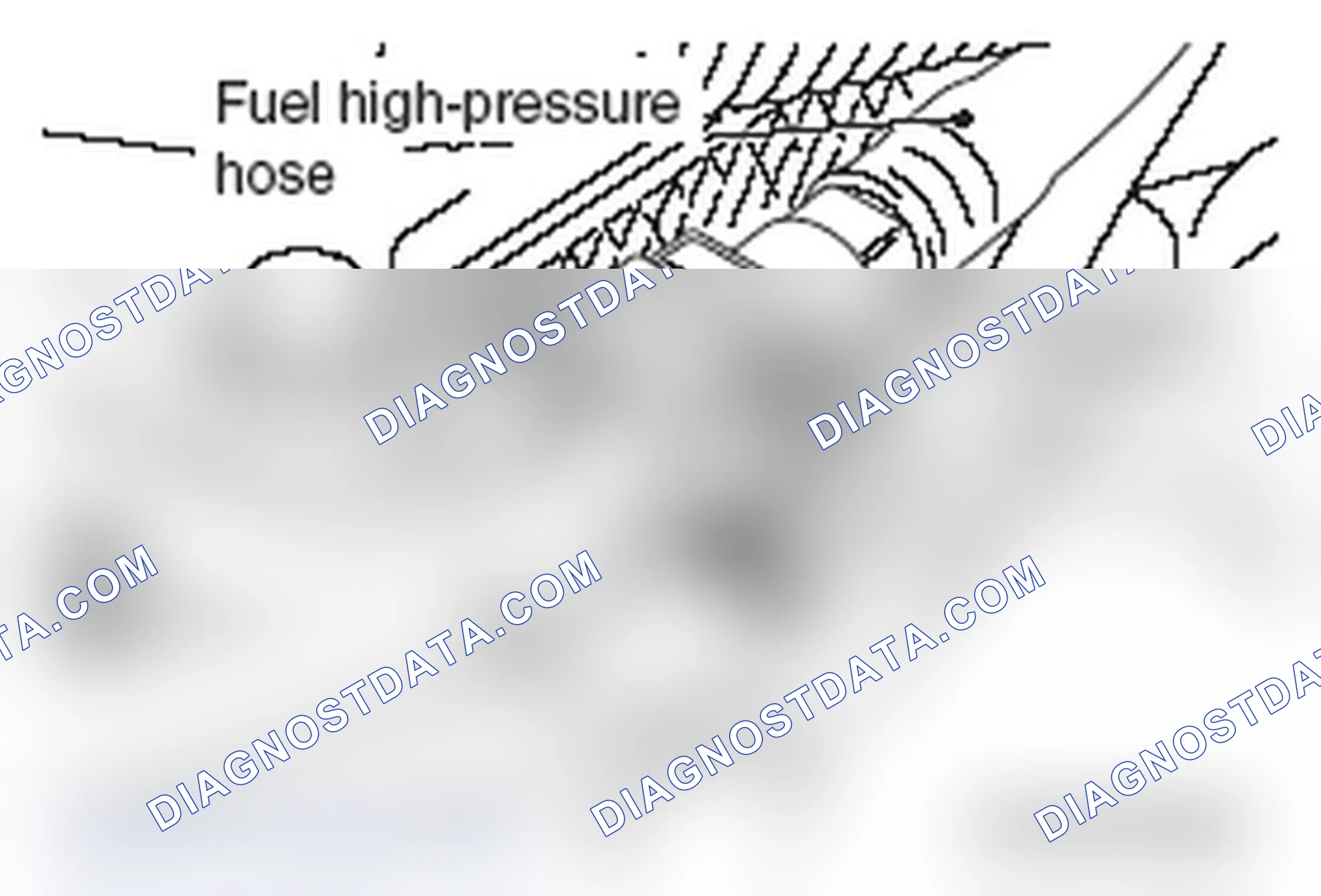 Scheme 83: << B >> FUEL HIGH-PRESSURE HOSE DISCONNECTION