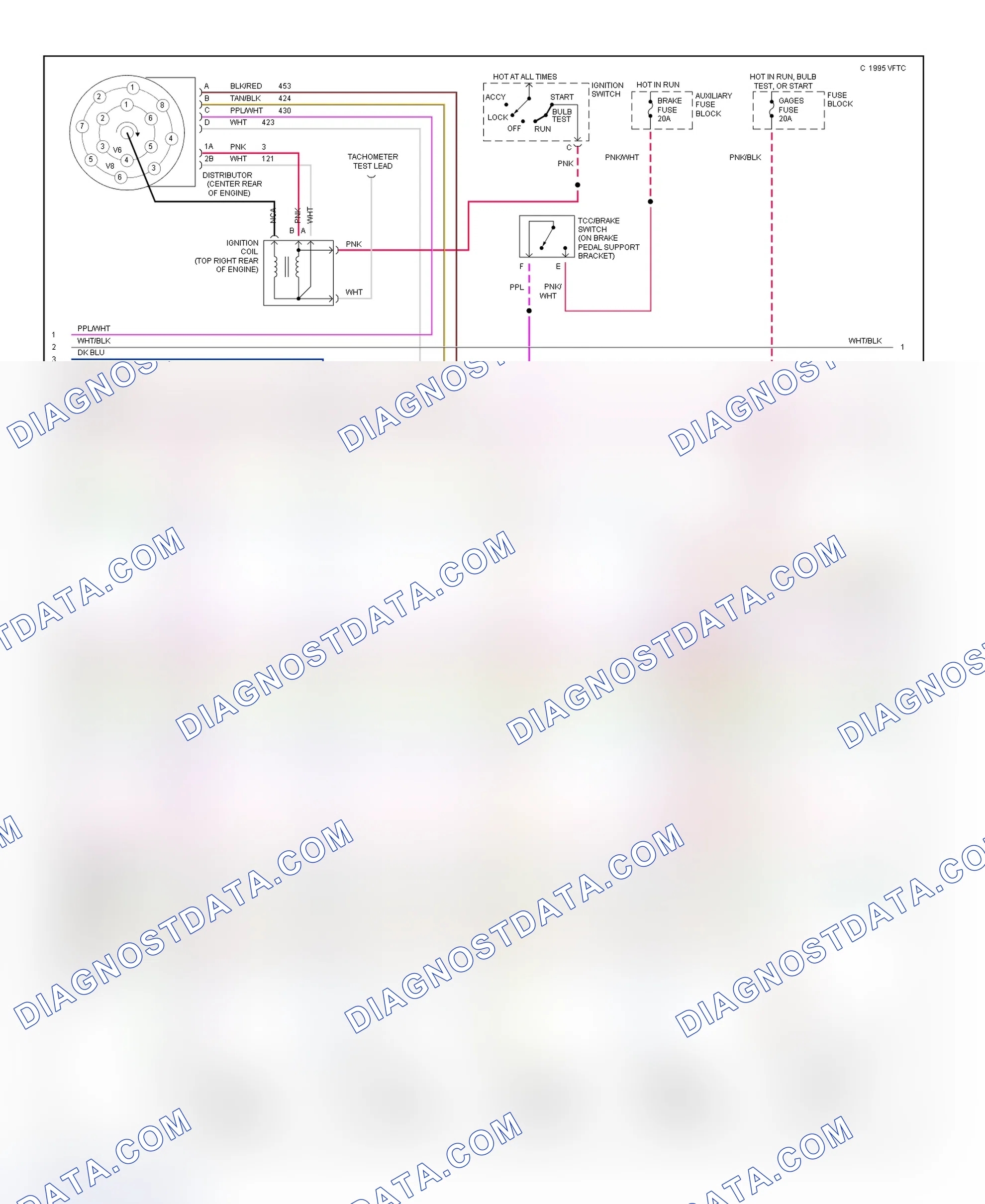 Scheme 265: Wiring Diagram (Van - 7.4L With 4L80-E - 2 Of 3)