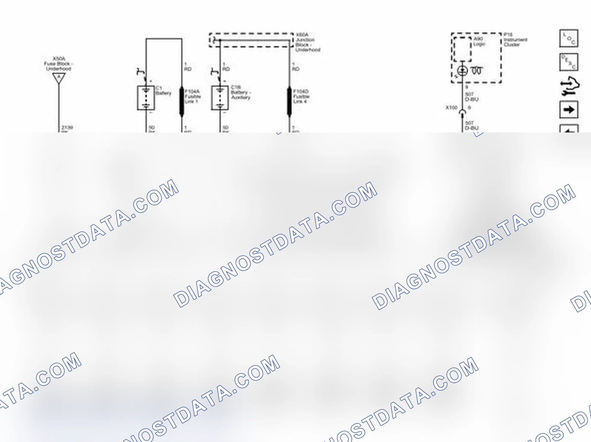 Scheme 40: Engine Data Sensors - Glow Plug Controls and Intake Air Heater