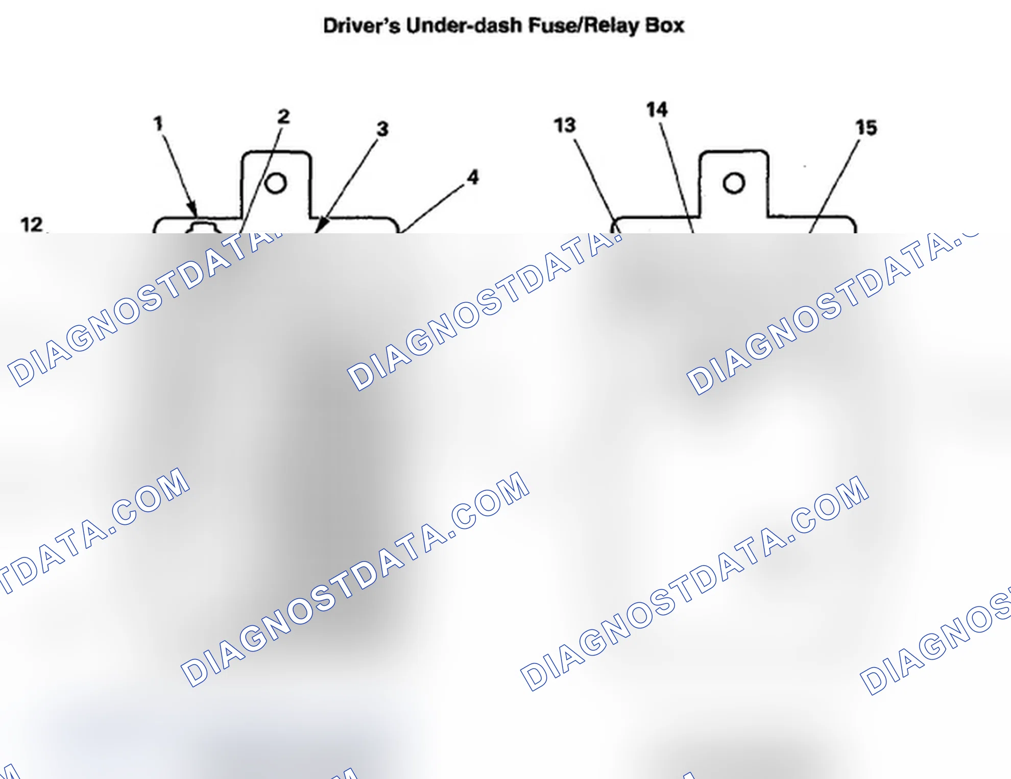 Scheme 345: Driver's Under-Dash Fuse/Relay Box (6-5)