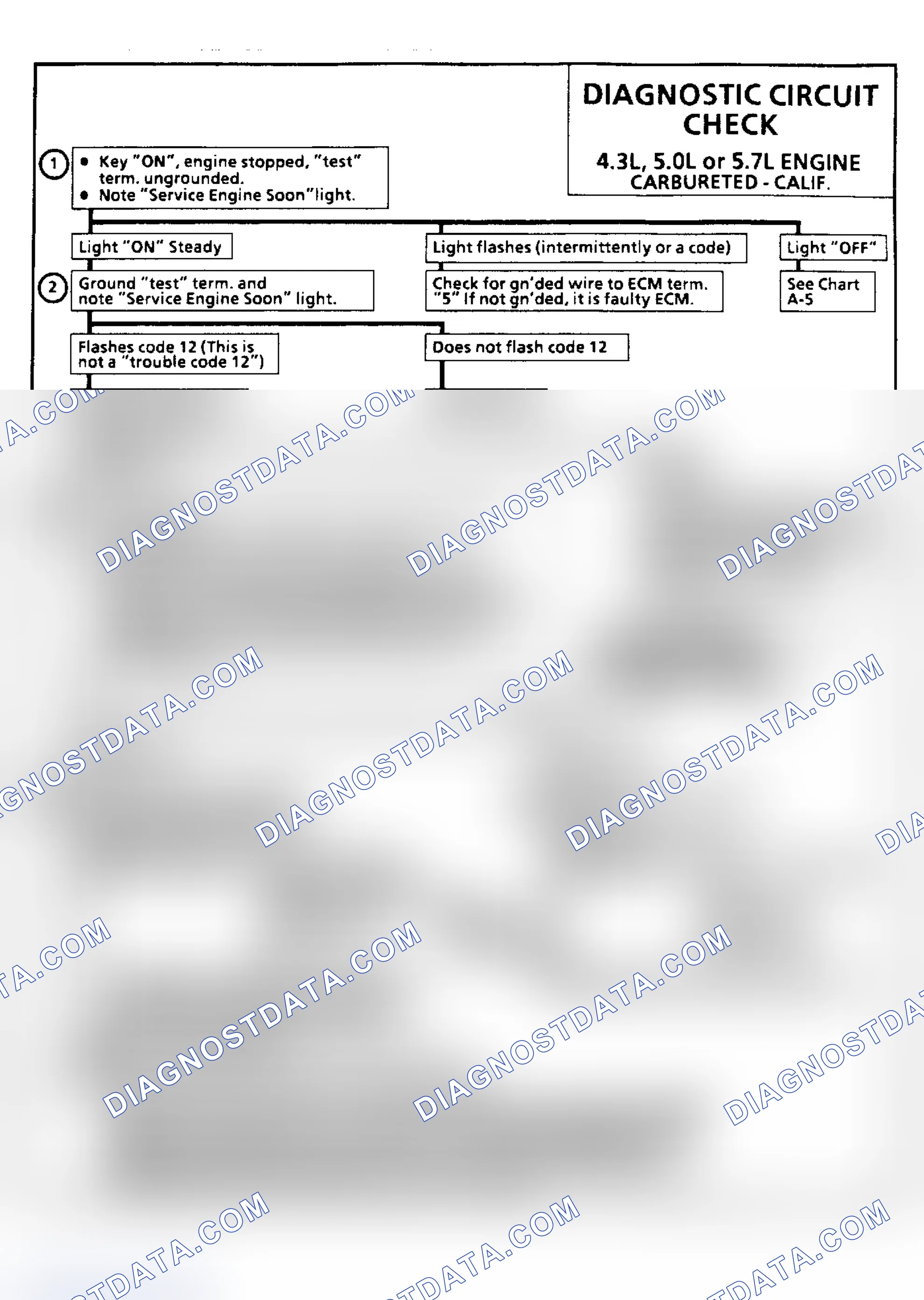 Scheme 97: Diagnostic Circuit Check