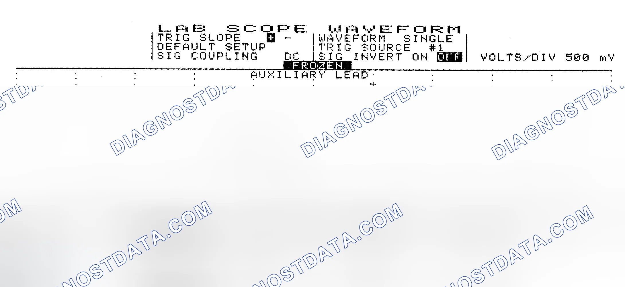 Scheme 10: Single Injector w/Excessive Current Flow - Current Pattern