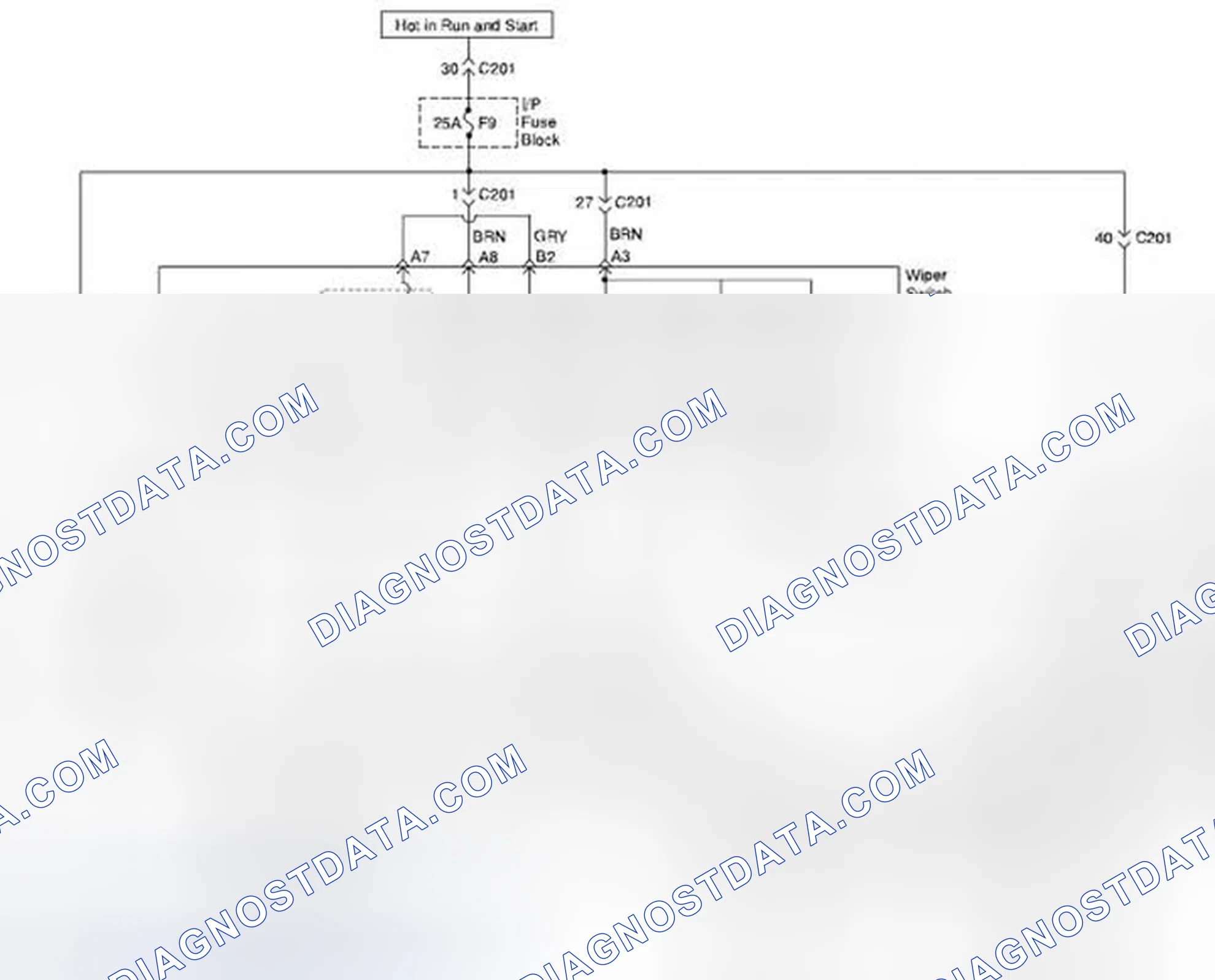 Scheme 2: For without REAR INTERMITTENT, HATCHBACK Model