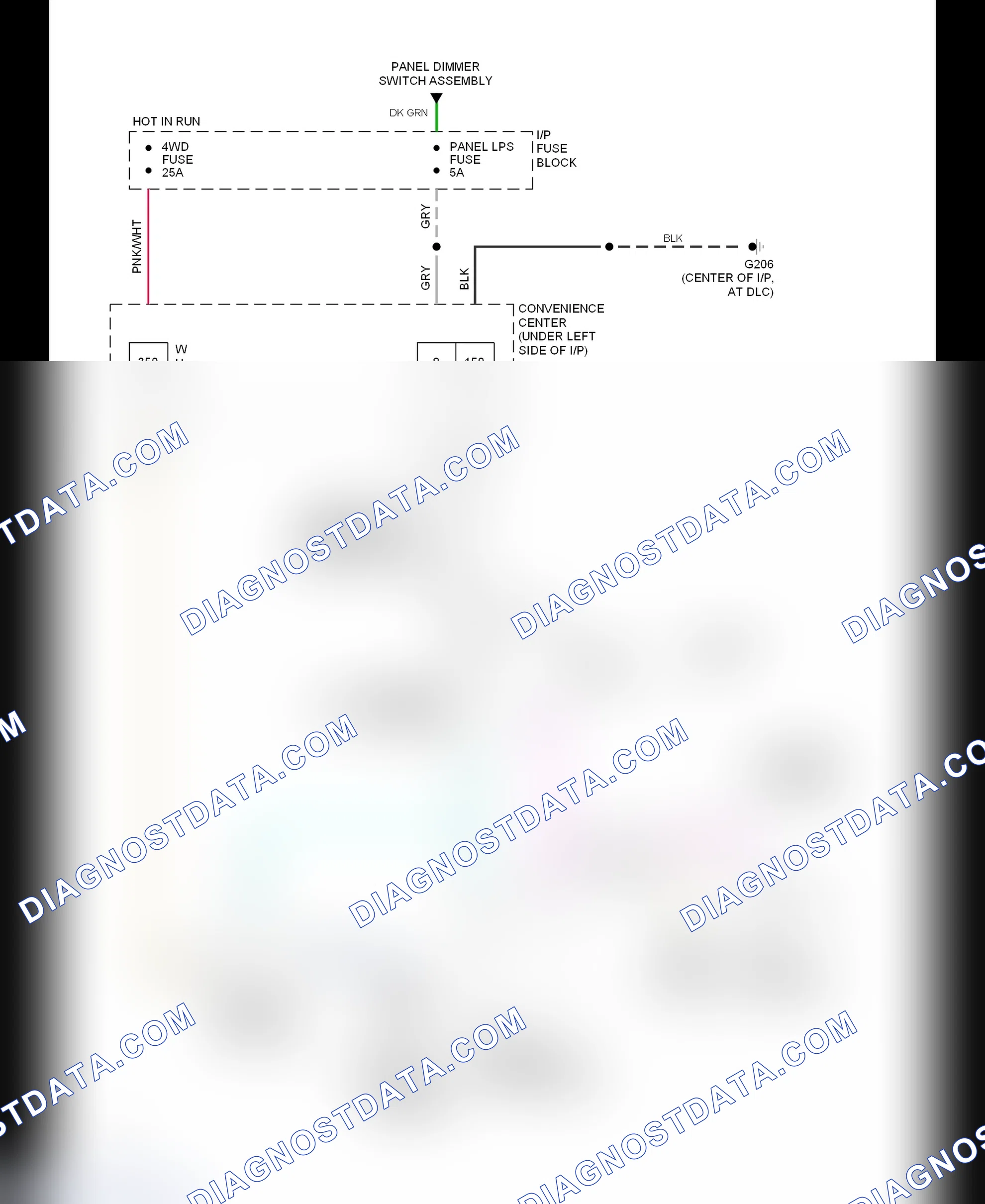 Scheme 8: Transfer Case Circuit (1993 H/D 4-Speed A/T)