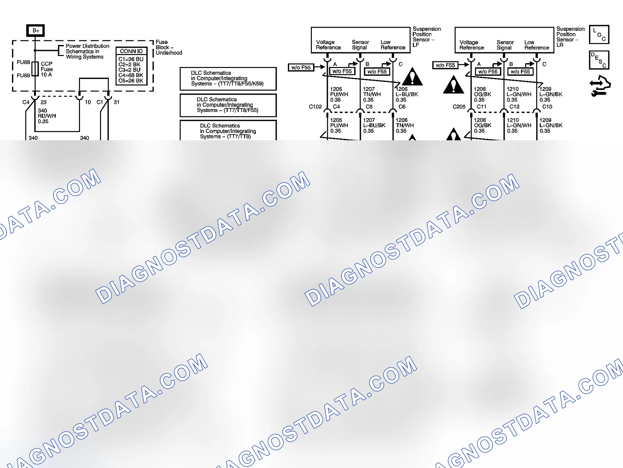 Scheme 7: Headlight Leveling Schematics