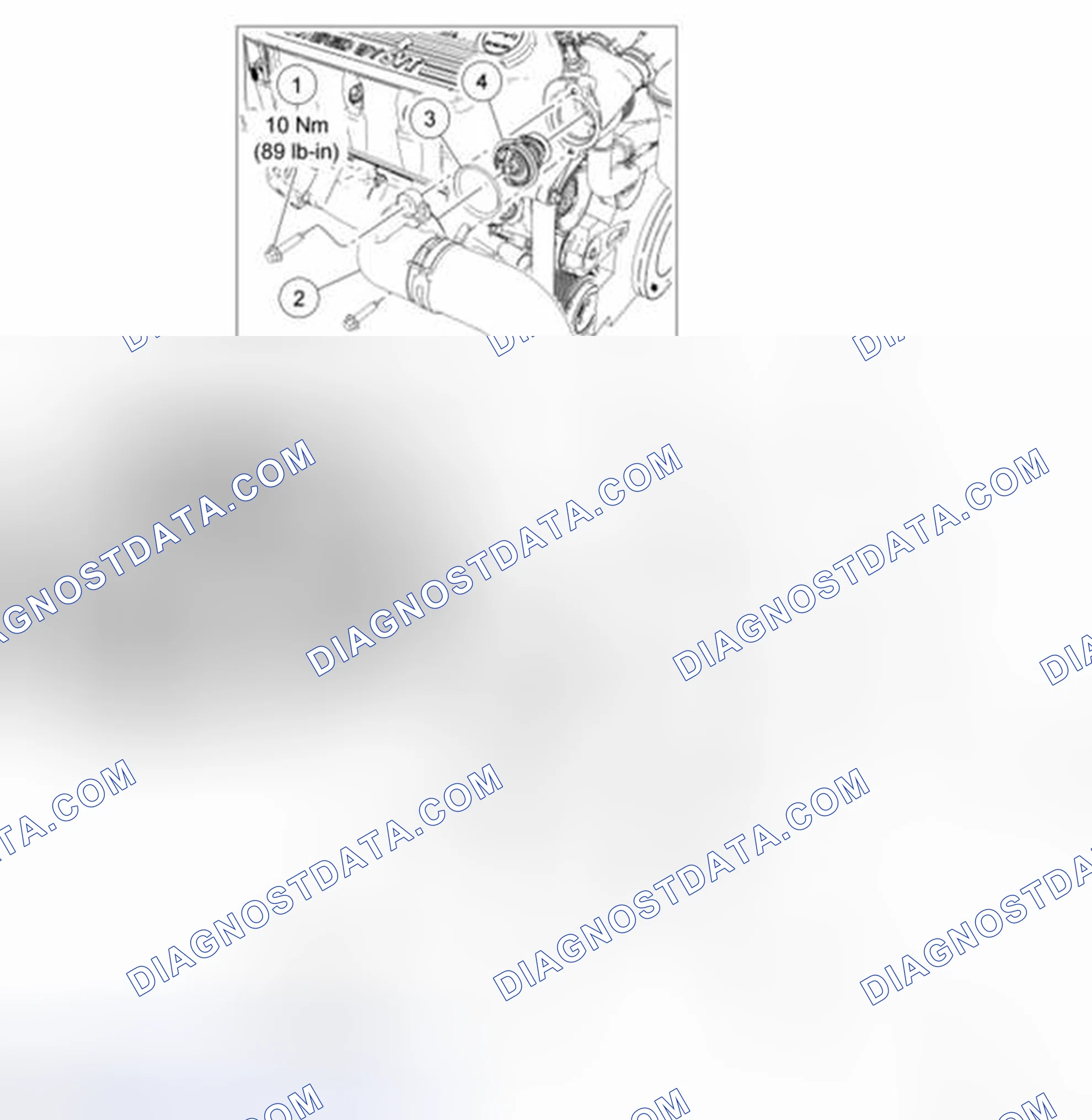Scheme 13: Thermostat and Thermostat Housing - 5.4L (4V)