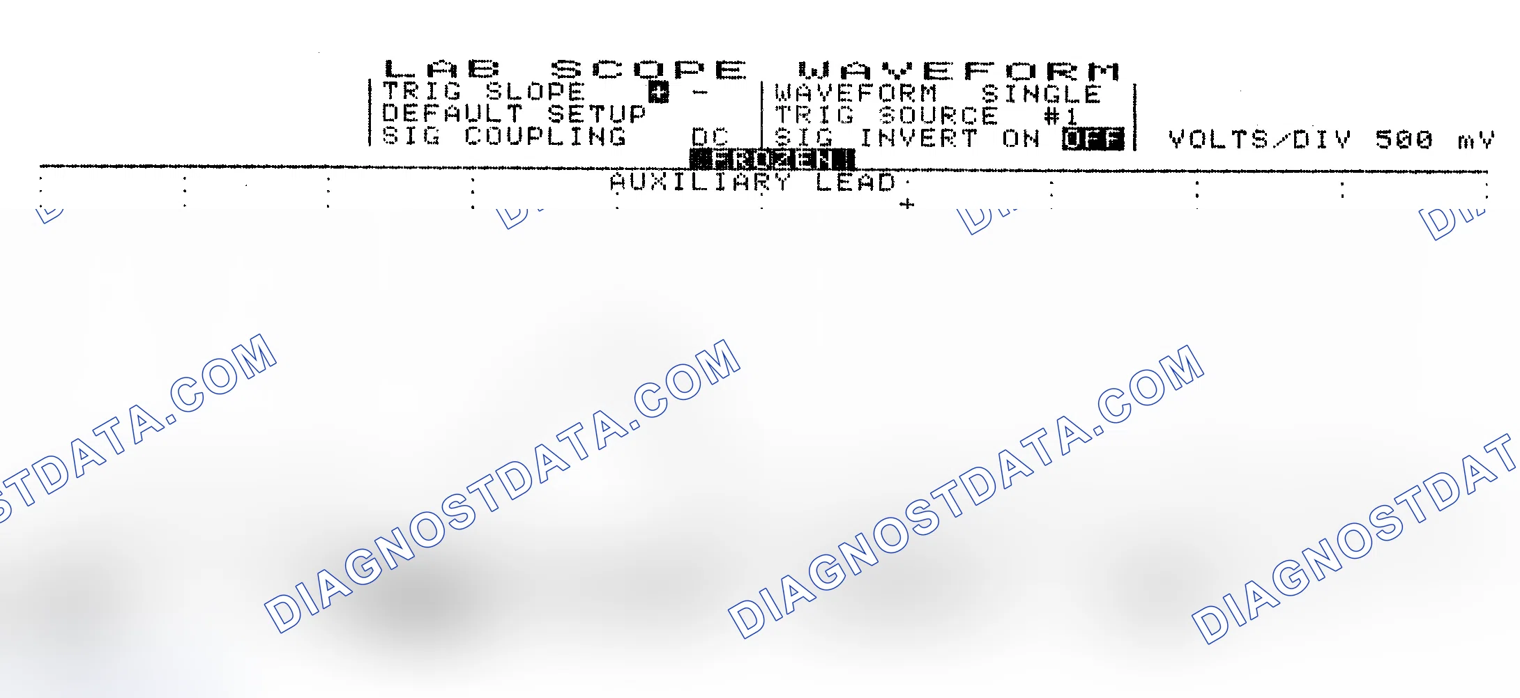 Scheme 10: Single Injector w/Excessive Current Flow - Current Pattern