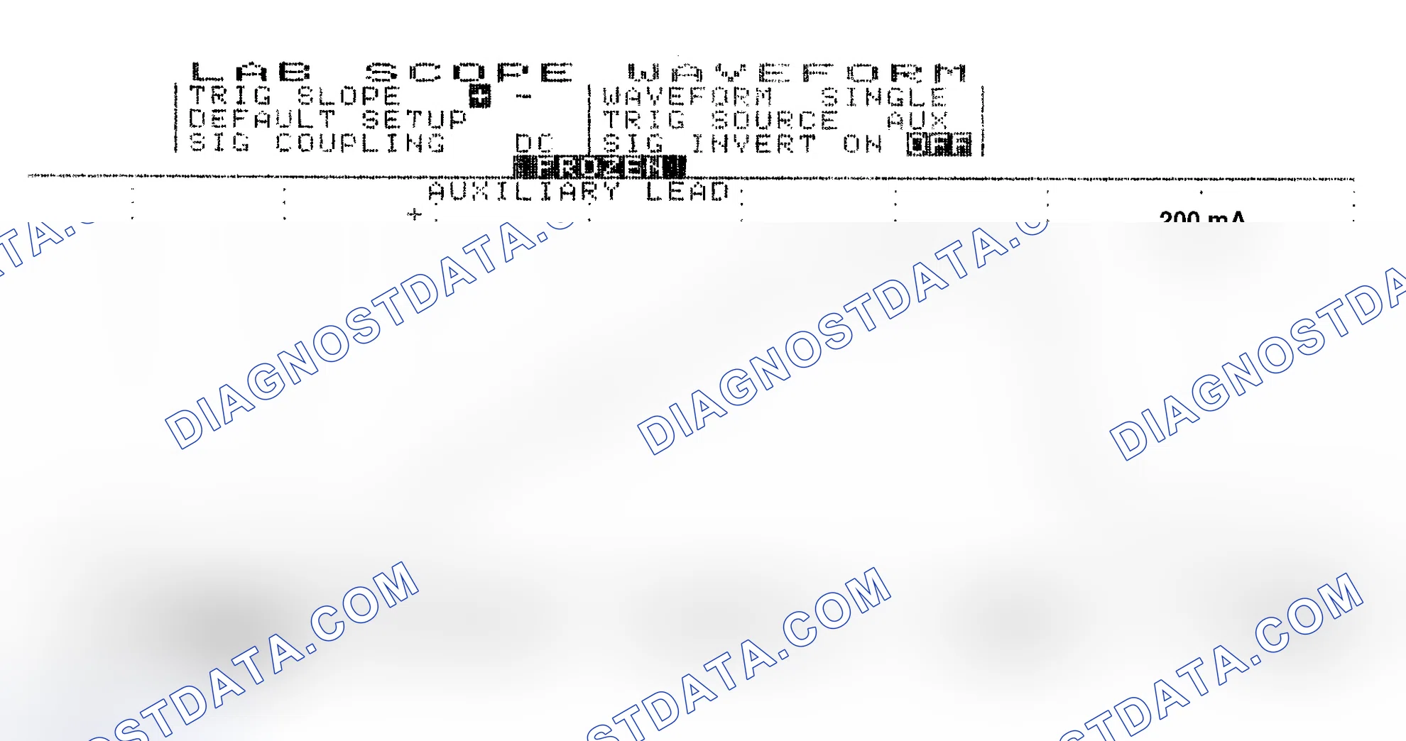 Scheme 13: Single Injector w/Normal Current Flow - Current Pattern