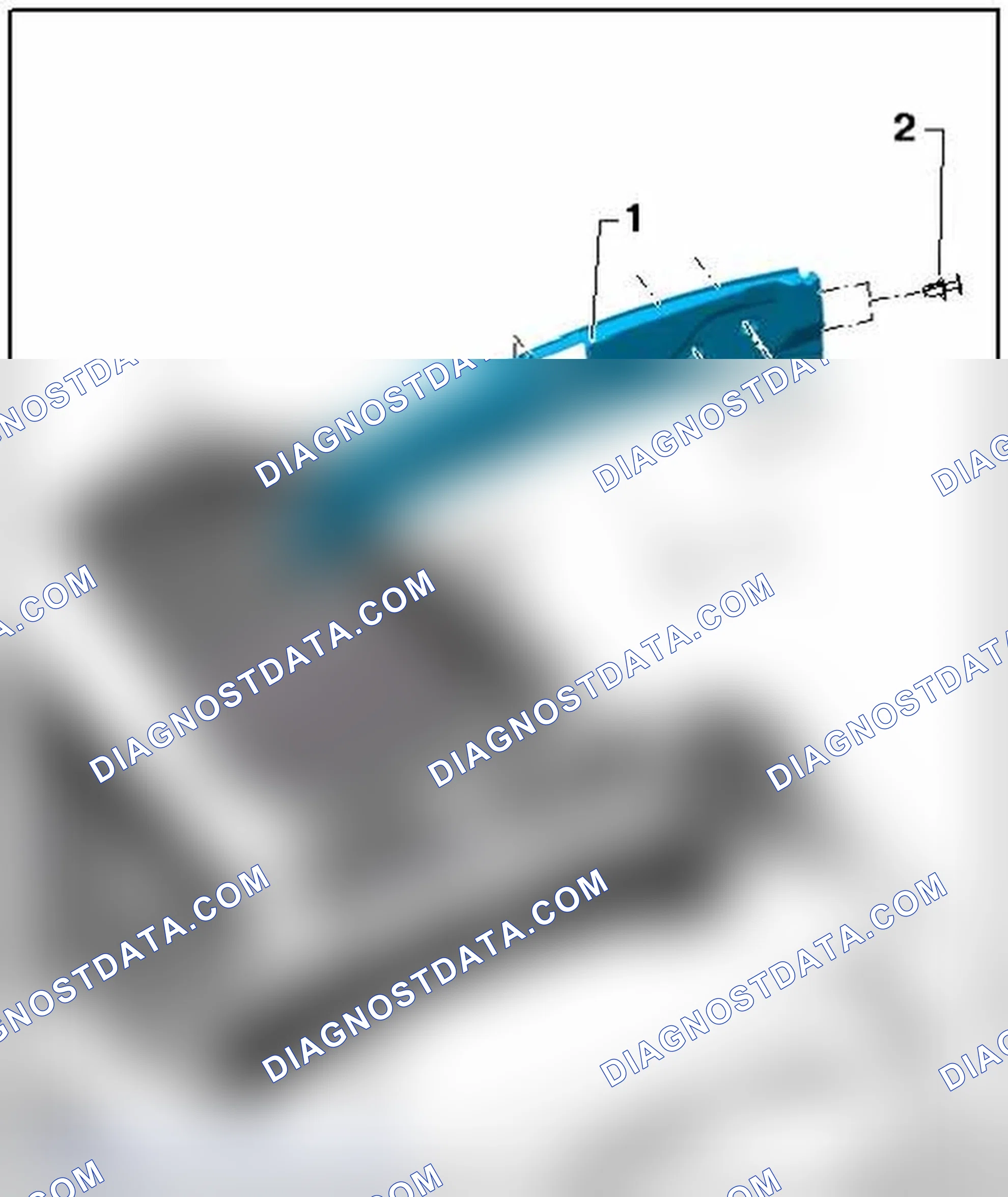 Scheme 1: FRONT CONVERTIBLE TOP COMPARTMENT TRIM