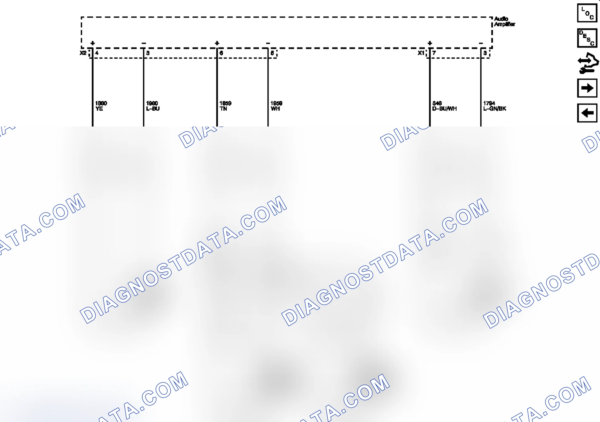 Scheme 8: Speakers- Except Door and A-Pillar (UQA or UQS)