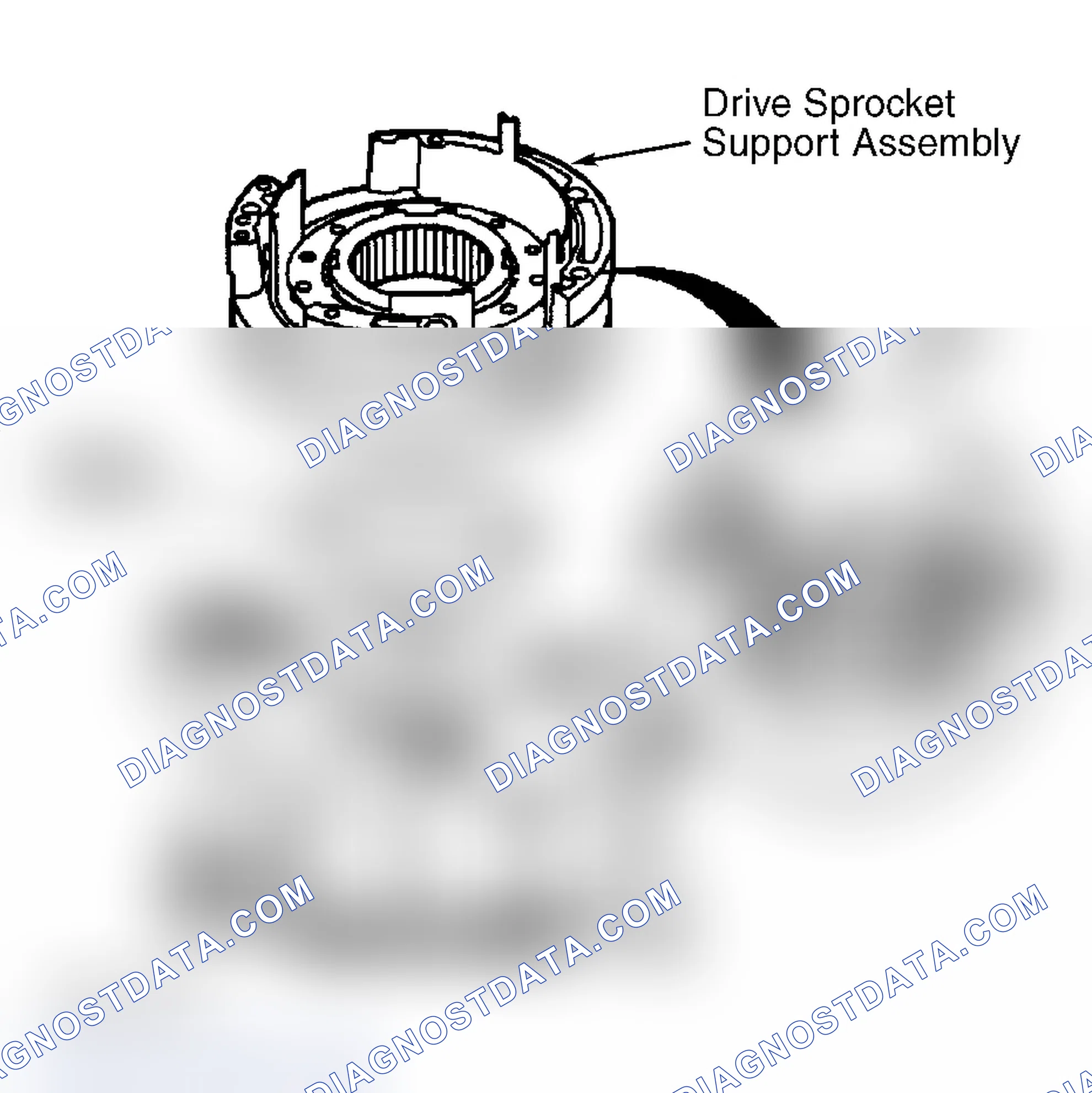 Scheme 80: DRIVE SPROCKET SUPPORT ASSEMBLY