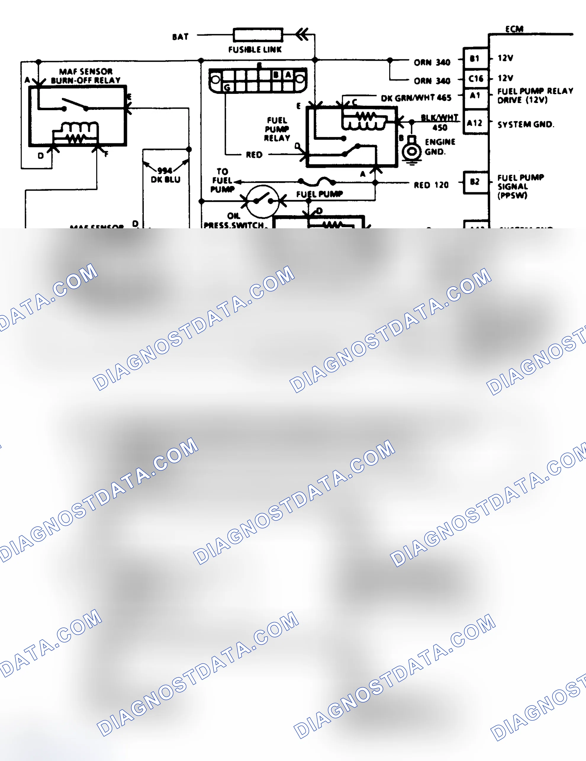 Scheme 189: Code 34 Flow Chart - MAF Sensor