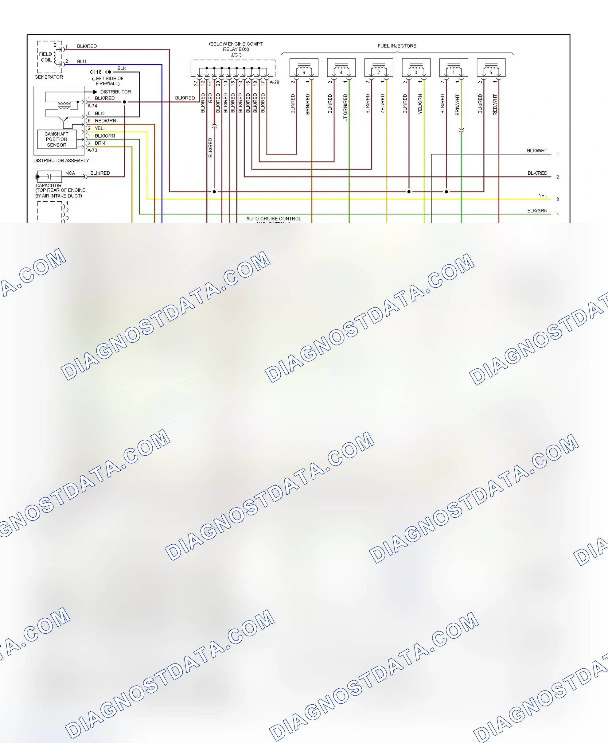 Scheme 4: PCM Wiring Diagram (Avenger & Sebring Coupe - 2.5L - 1 Of 3)