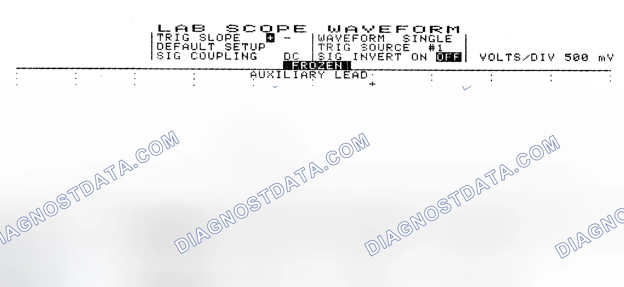 Scheme 10: Single Injector w/Excessive Current Flow - Current Pattern