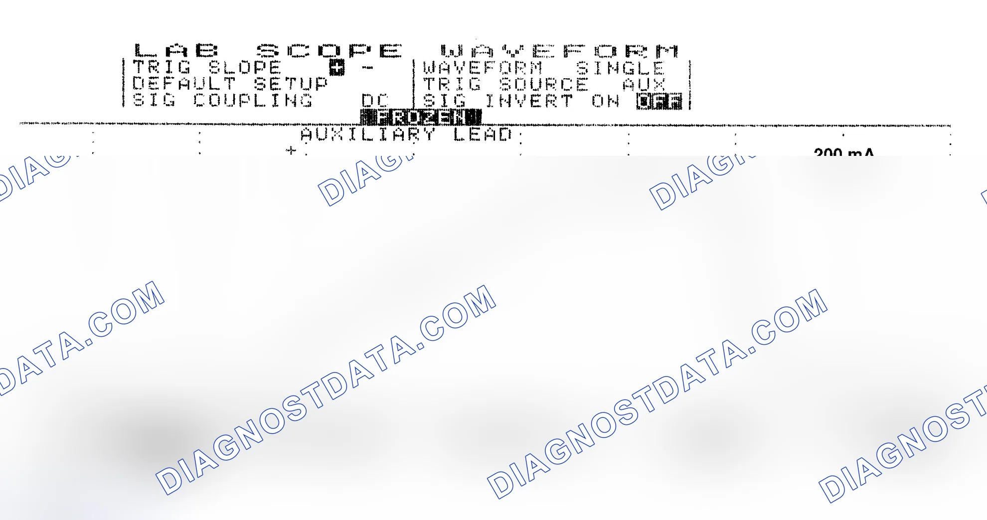Scheme 13: Single Injector w/Normal Current Flow - Current Pattern