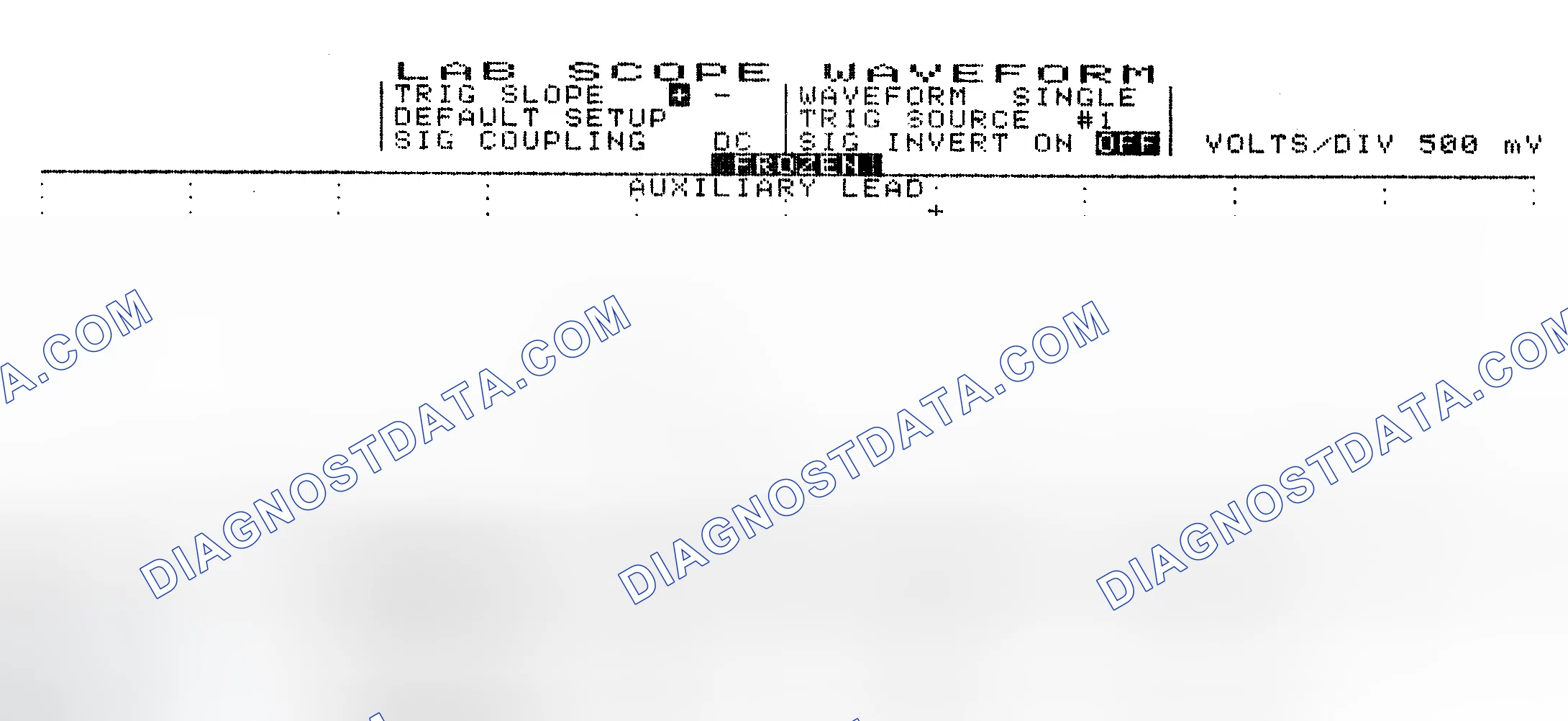 Scheme 10: Single Injector w/Excessive Current Flow - Current Pattern
