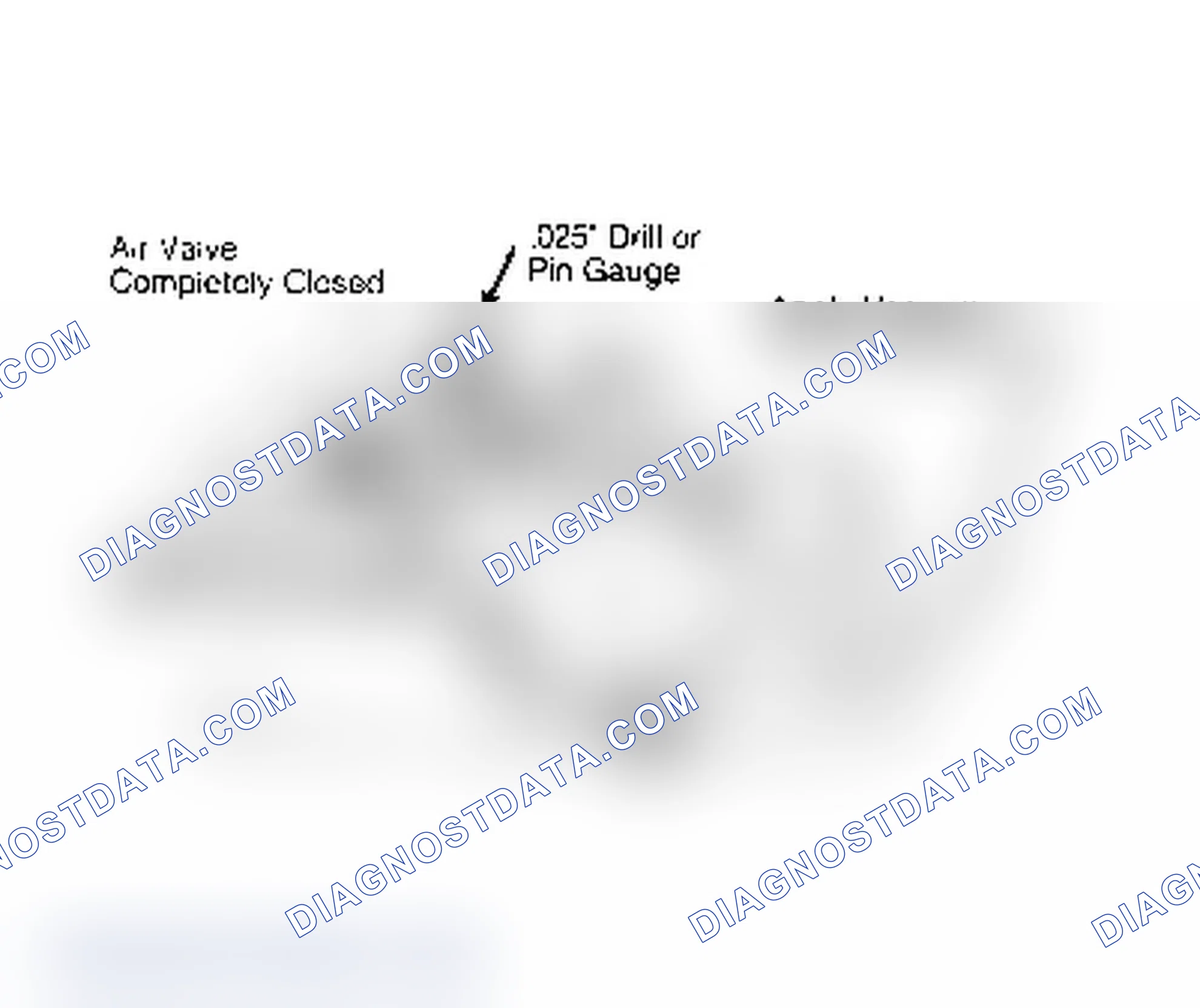 Scheme 12: Air Valve Rod Adjustment (Front)