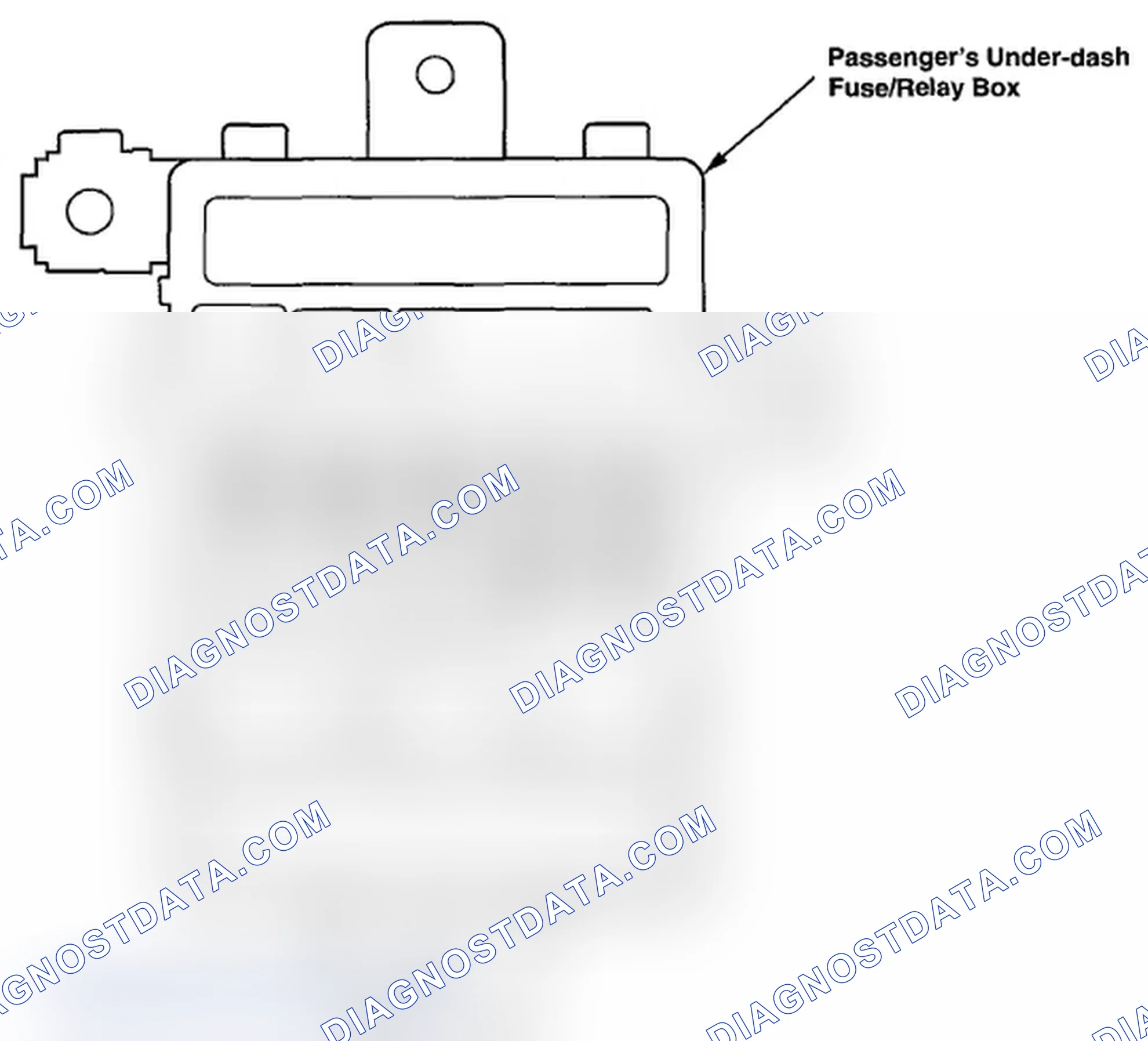 Scheme 78: Passenger's Under -Dash Fuse/Relay Box (6-9)