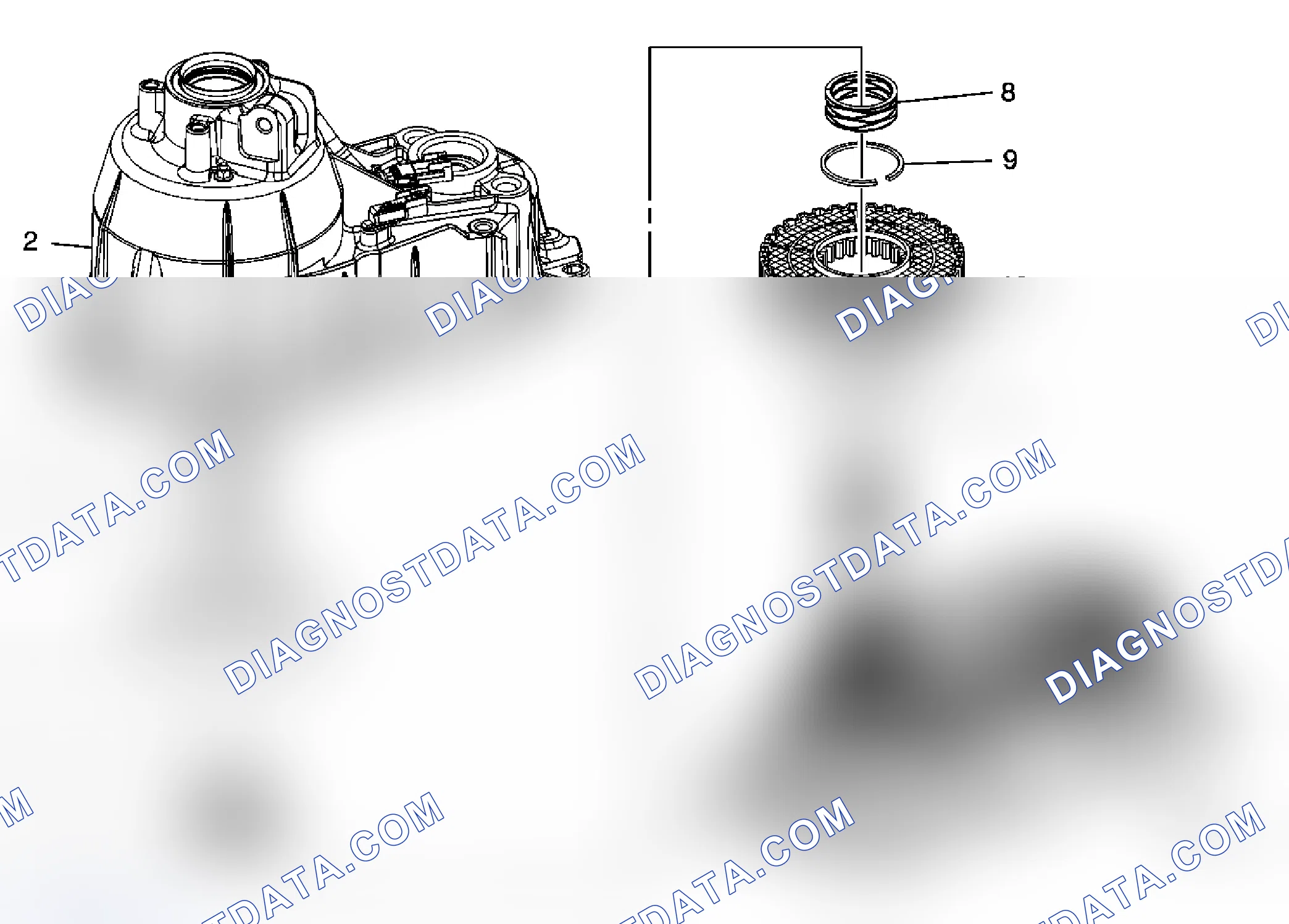 Scheme 9: Cover, Apply Cam, and Clutch Pack Removal