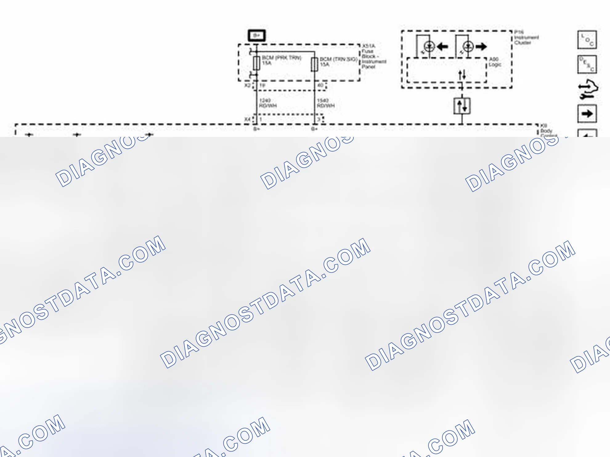 Scheme 6: Turn Signal/Hazard Lamps Wiring Schematics