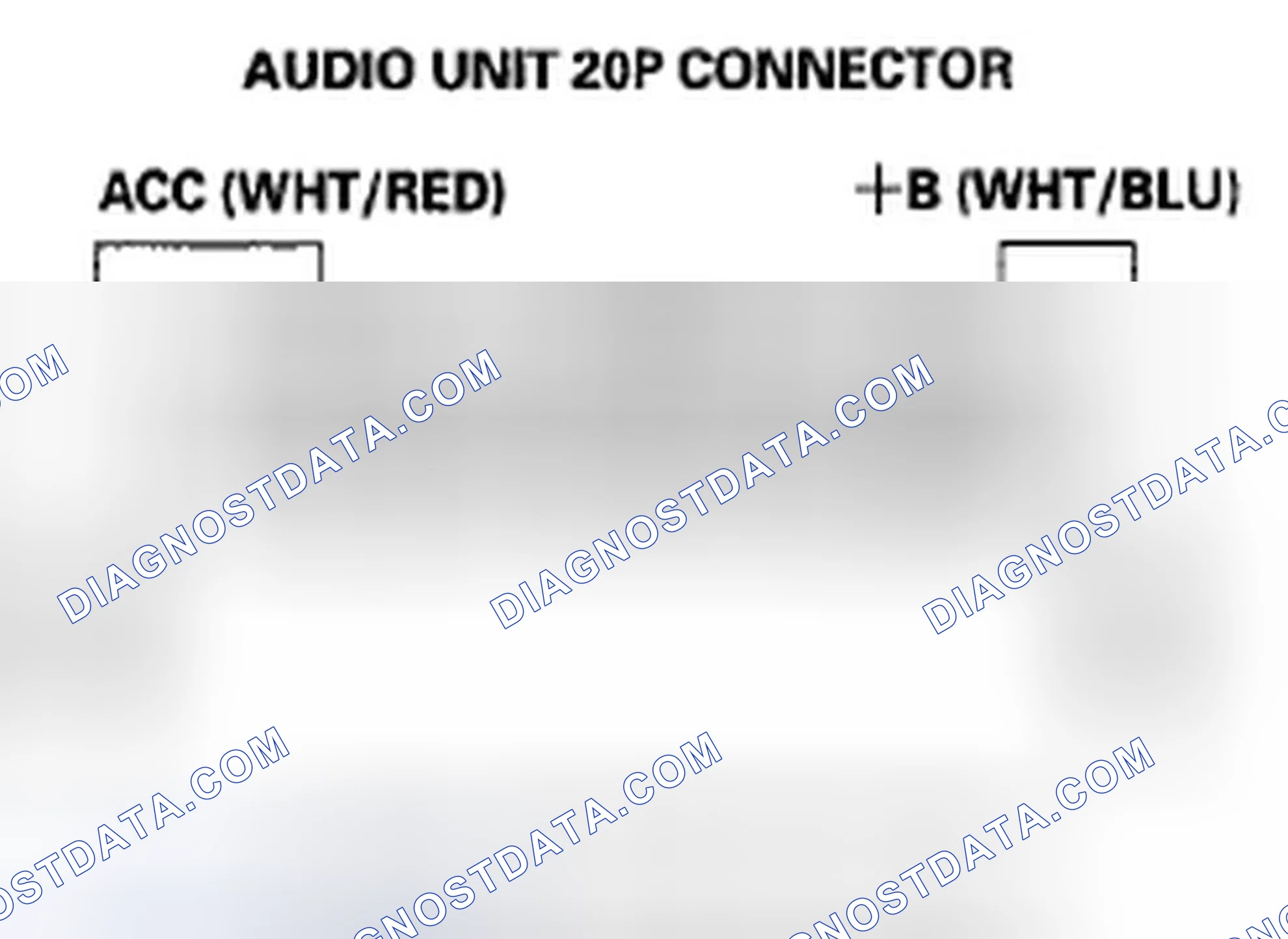 Scheme 21: Audio unit power switch will not turn on (No information display and no sound)
