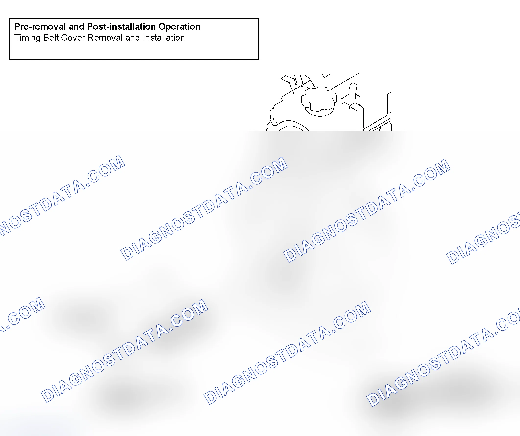 Scheme 22: REMOVAL AND INSTALLATION < 2.0L ENGINE >