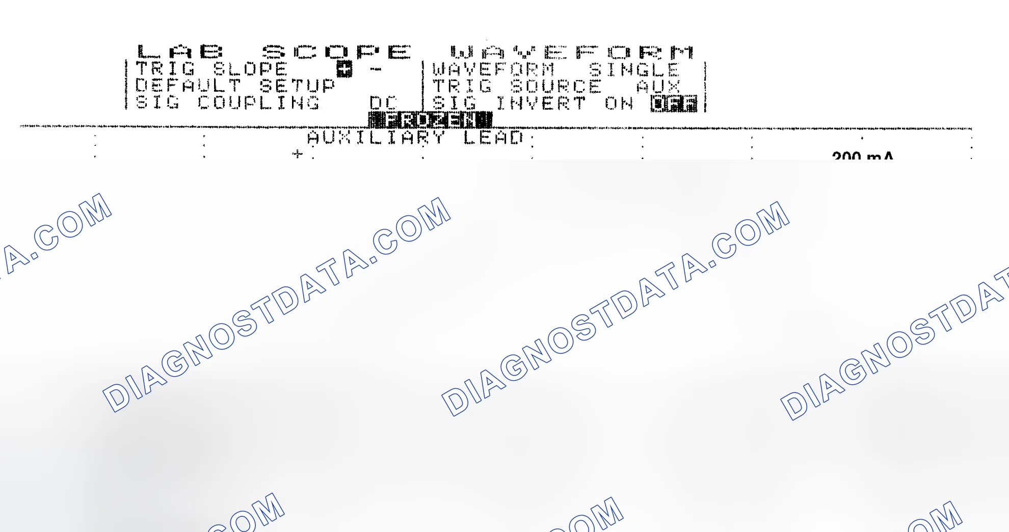 Scheme 13: Single Injector w/Normal Current Flow - Current Pattern
