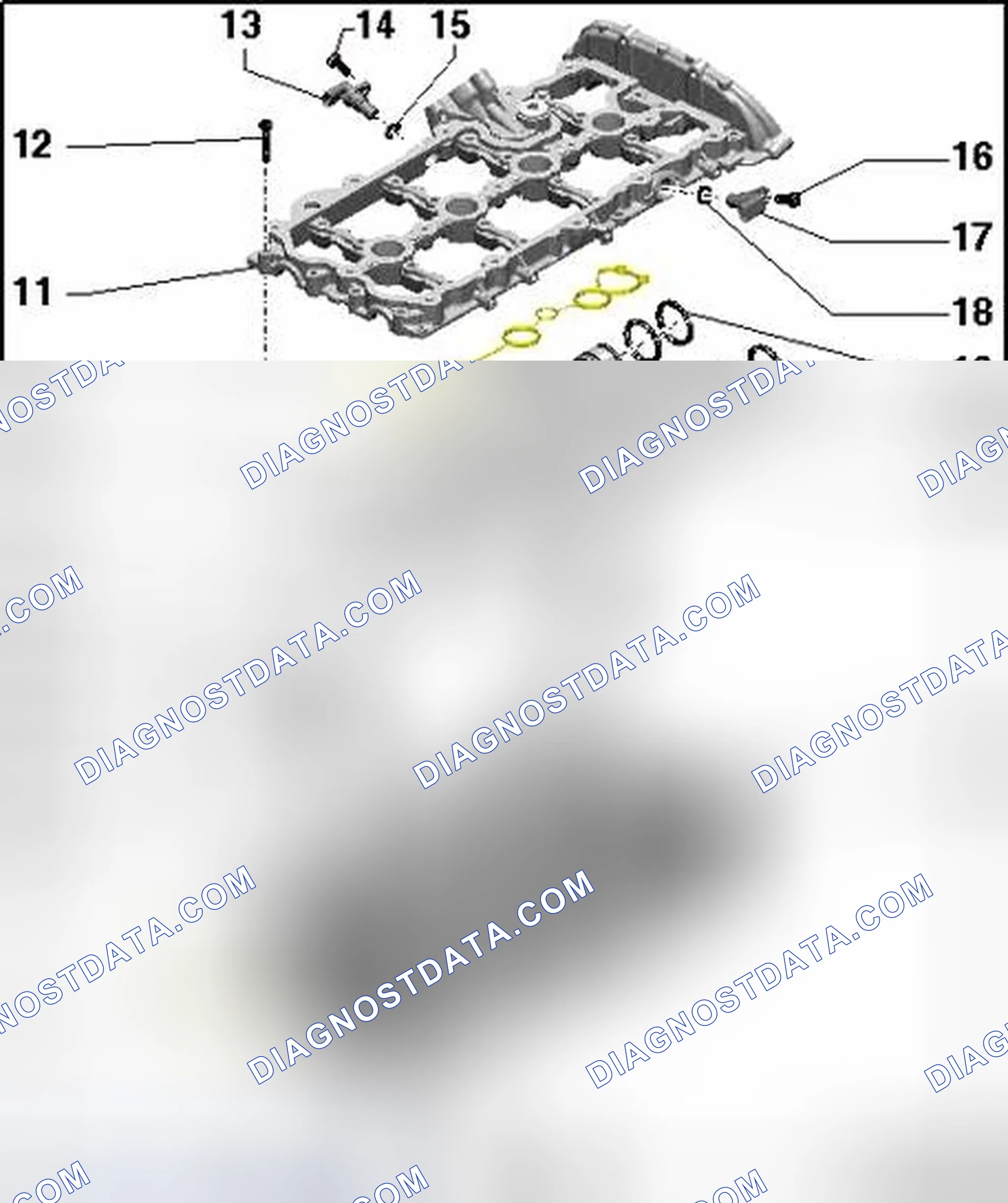 Scheme 30: Valvetrain, assembly overview