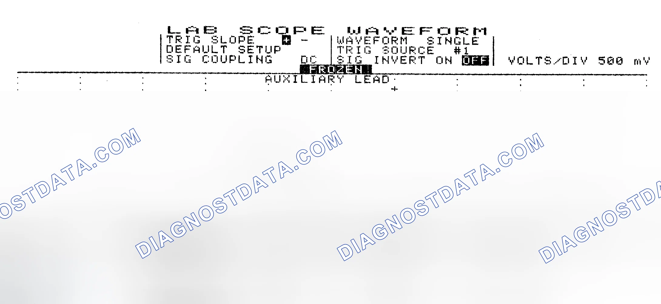 Scheme 10: Single Injector w/Excessive Current Flow - Current Pattern