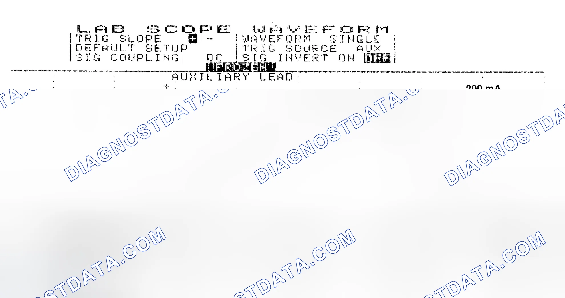 Scheme 13: Single Injector w/Normal Current Flow - Current Pattern
